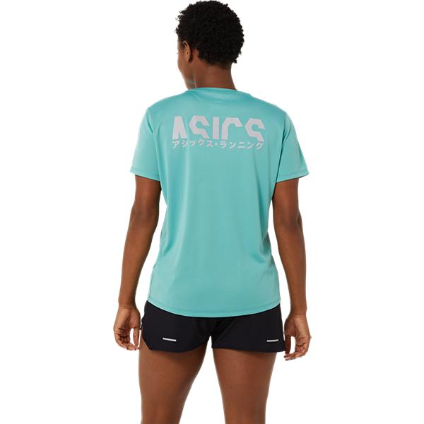 Womens Running Logo Short Sleeve T-Shirt