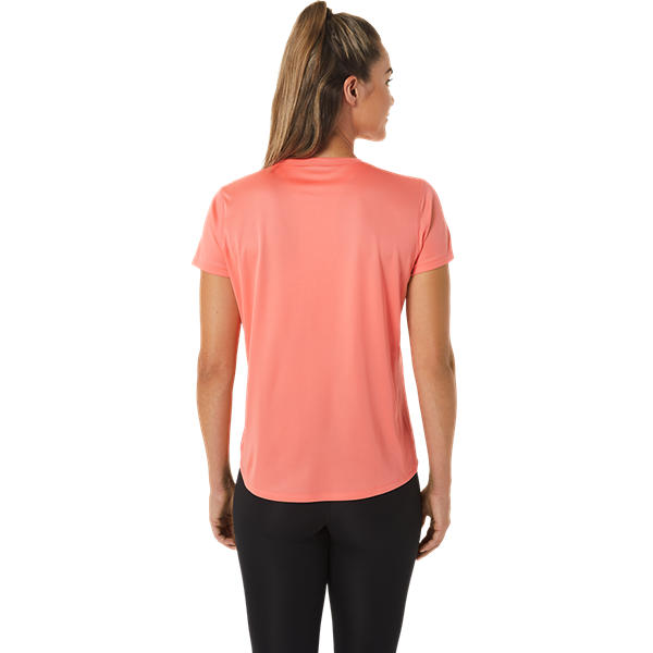 Womens Running Silver Short Sleeve T-Shirt