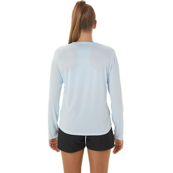 Womens Running Silver Long Sleeve T-Shirt