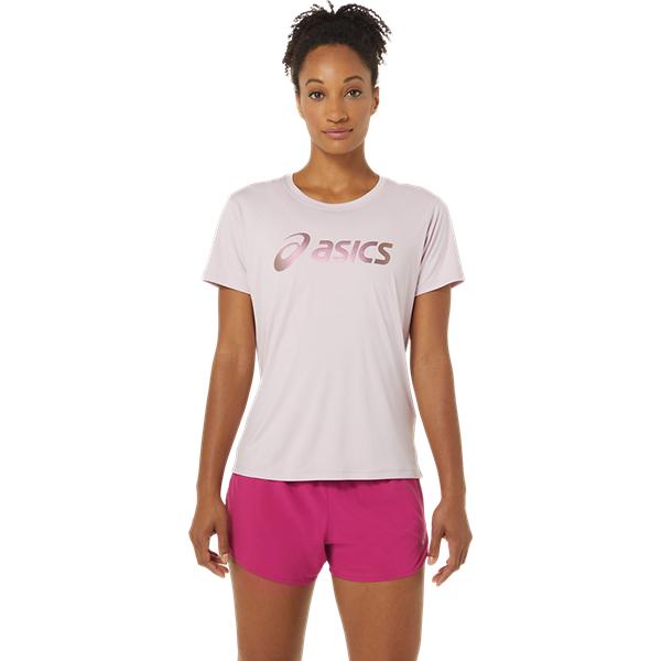 Womens Running Logo Short Sleeve T-Shirt