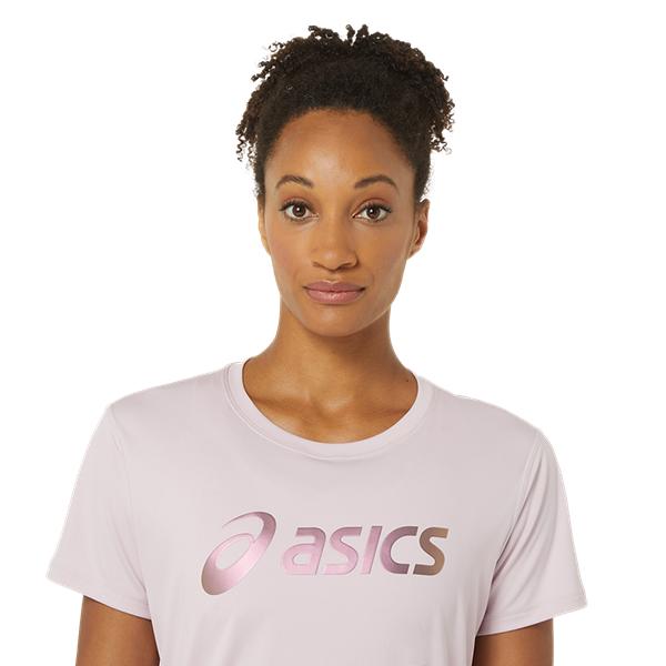 Womens Running Logo Short Sleeve T-Shirt
