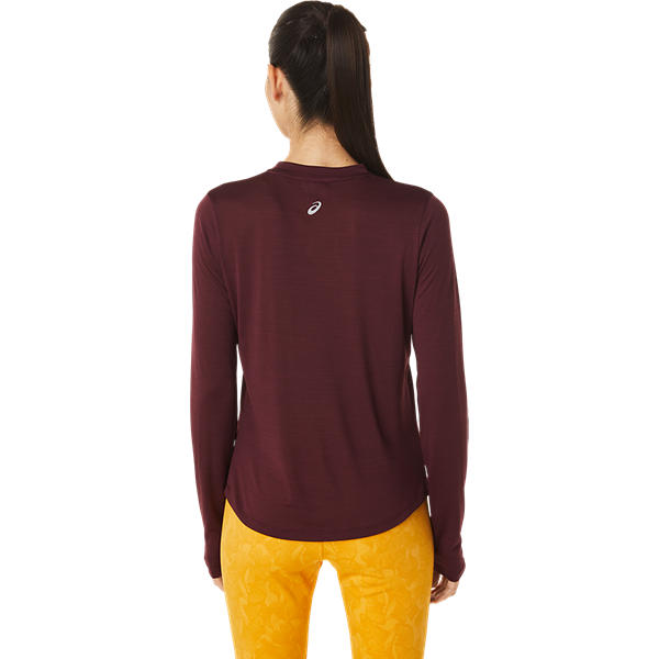 Womens Running Logo Long Sleeve T-Shirt