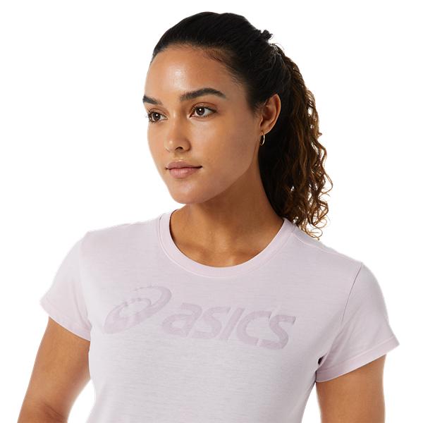 Womens Running Logo Short Sleeve T-Shirt