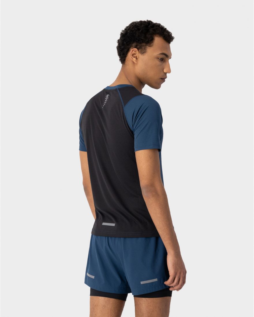 Mens Quick Dry Refine Grid Poly Mesh T-shirt