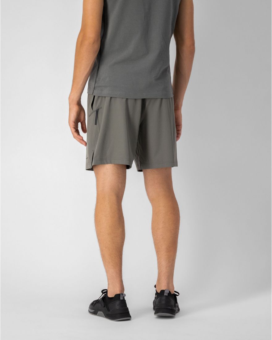 Mens Quick Dry Stretch Poly 7 Inch Woven Short