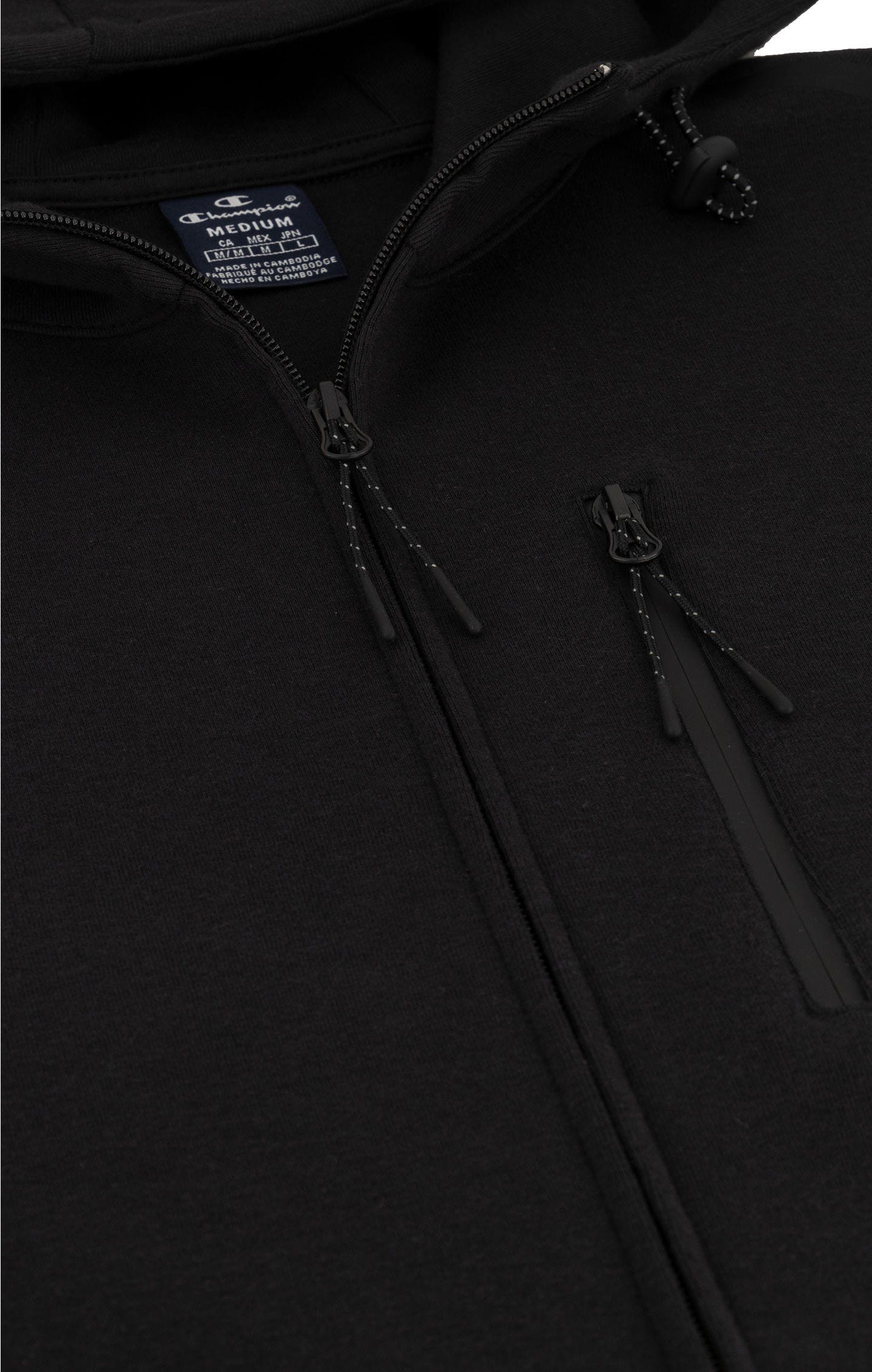 Mens Pocket detail Full Zip Hooded Jacket