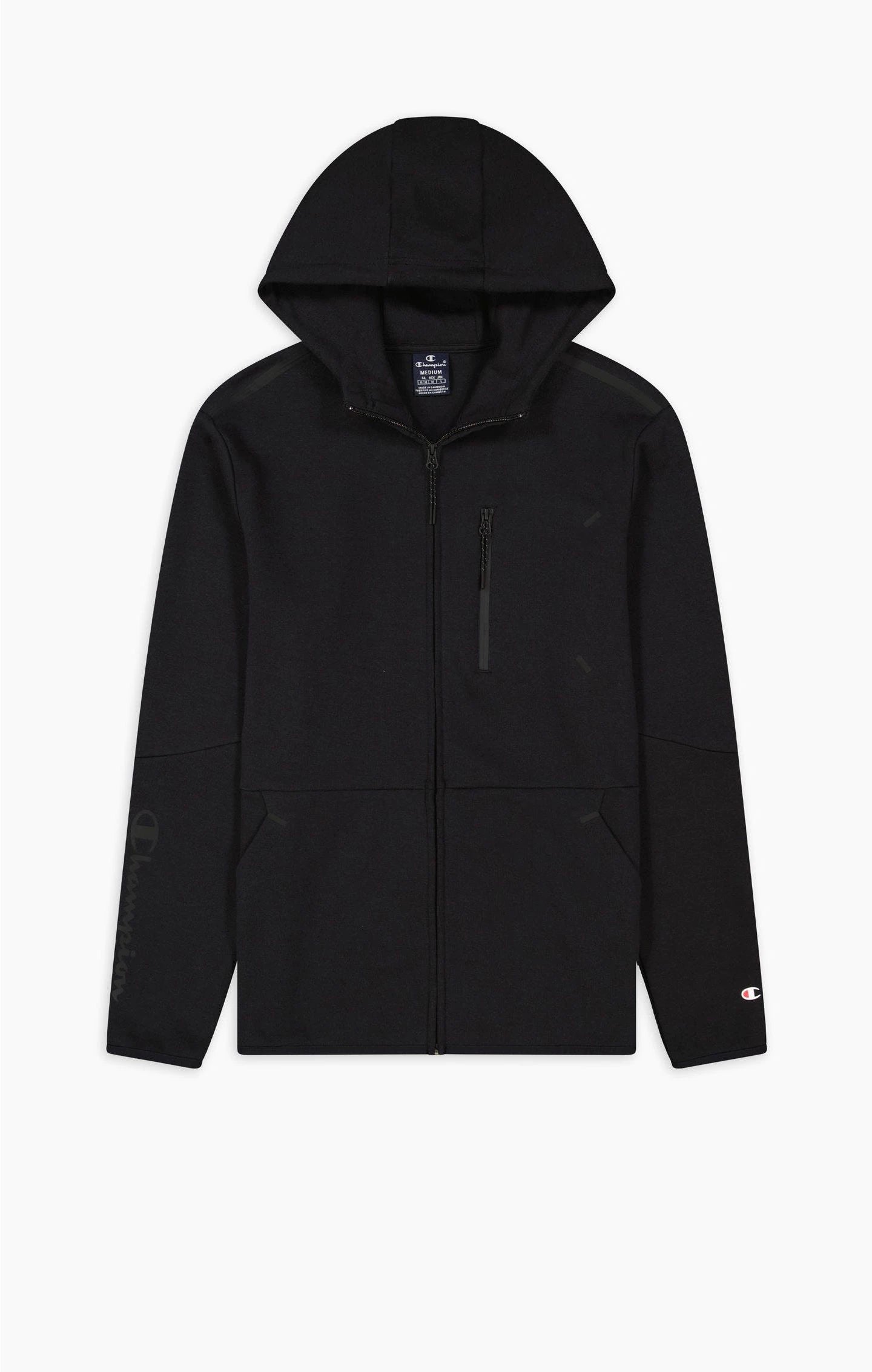 Mens Pocket detail Full Zip Hooded Jacket