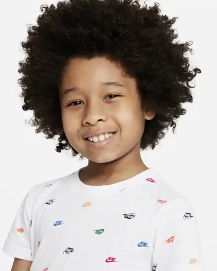 Boys Logo All Over Print Short Sleeve T-Shirt