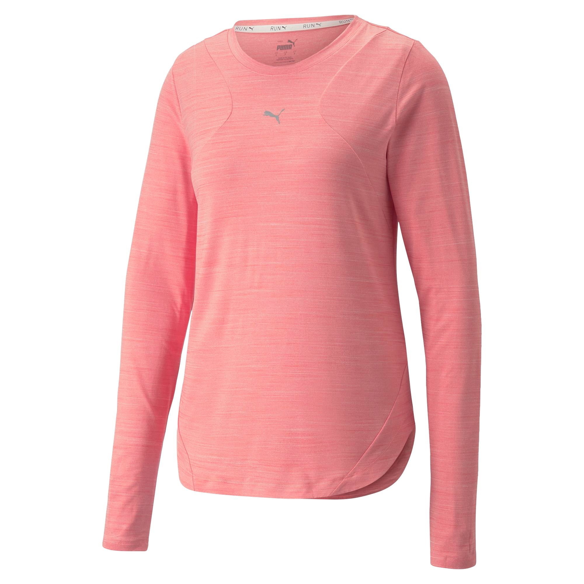 Womens Running Cloudspun Plain Long Sleeve T-Shirt