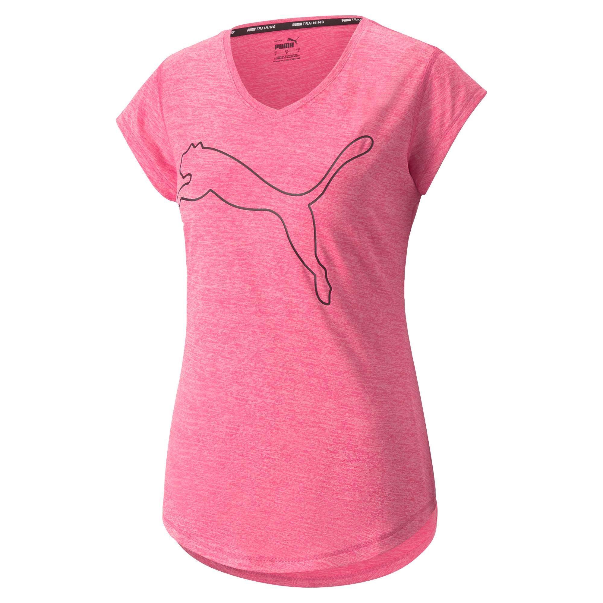 Womens Heather Big Logo Short Sleeve T-Shirt