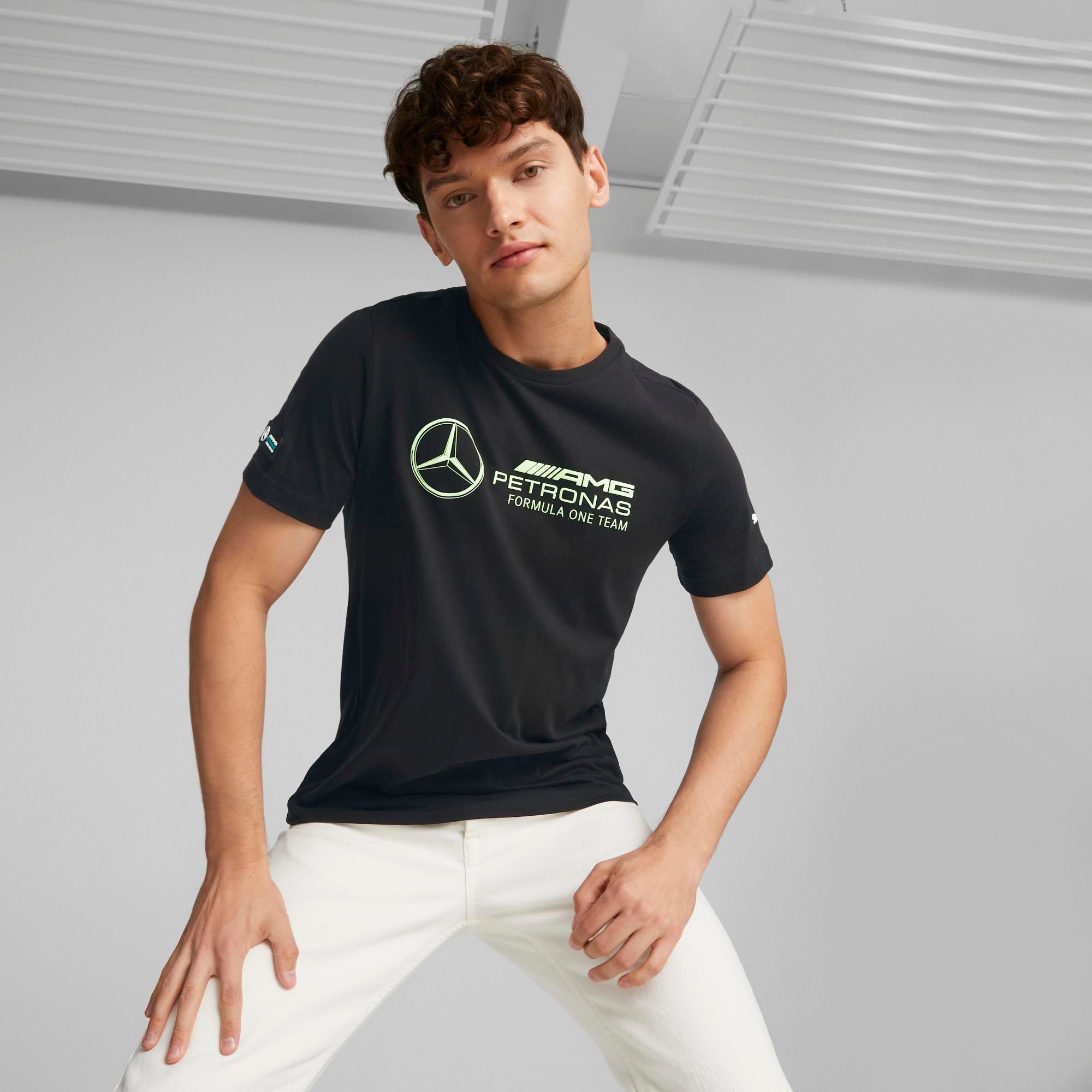 Mens Mercedes-AMG Petronas Motorsport F1 Logo Short Sleeve T-Shirt