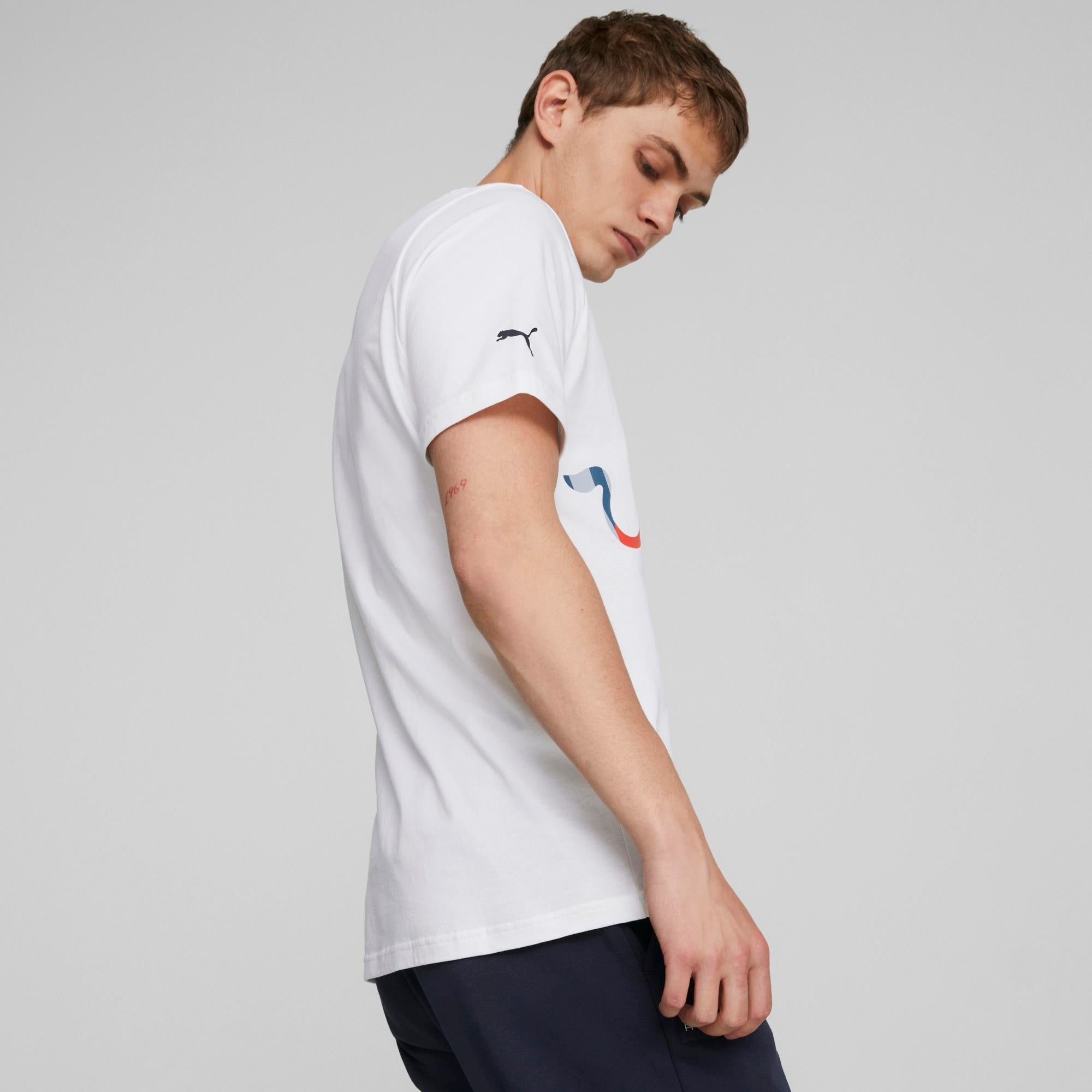 Mens Red Bull Racing Dynamic Bull Logo Short Sleeve T-Shirt