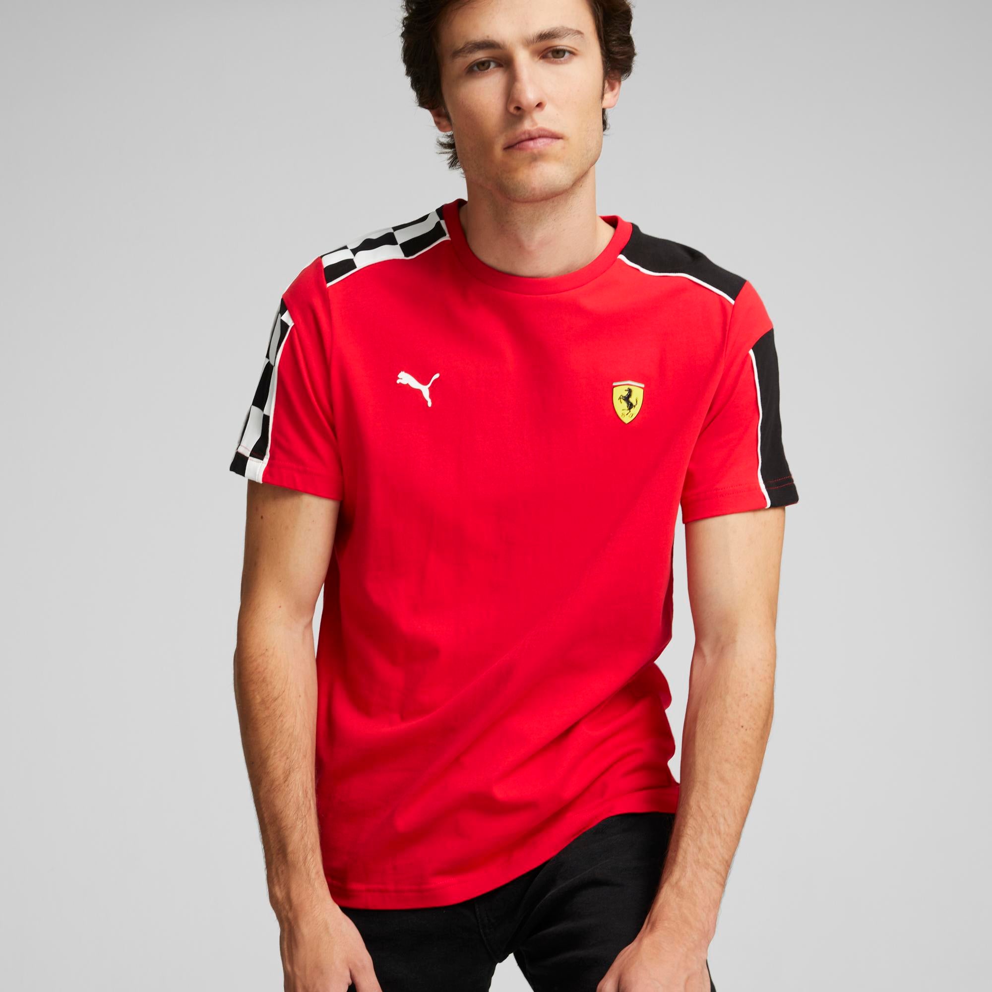 Mens Ferrari Race MT7  Short Sleeve T-Shirt