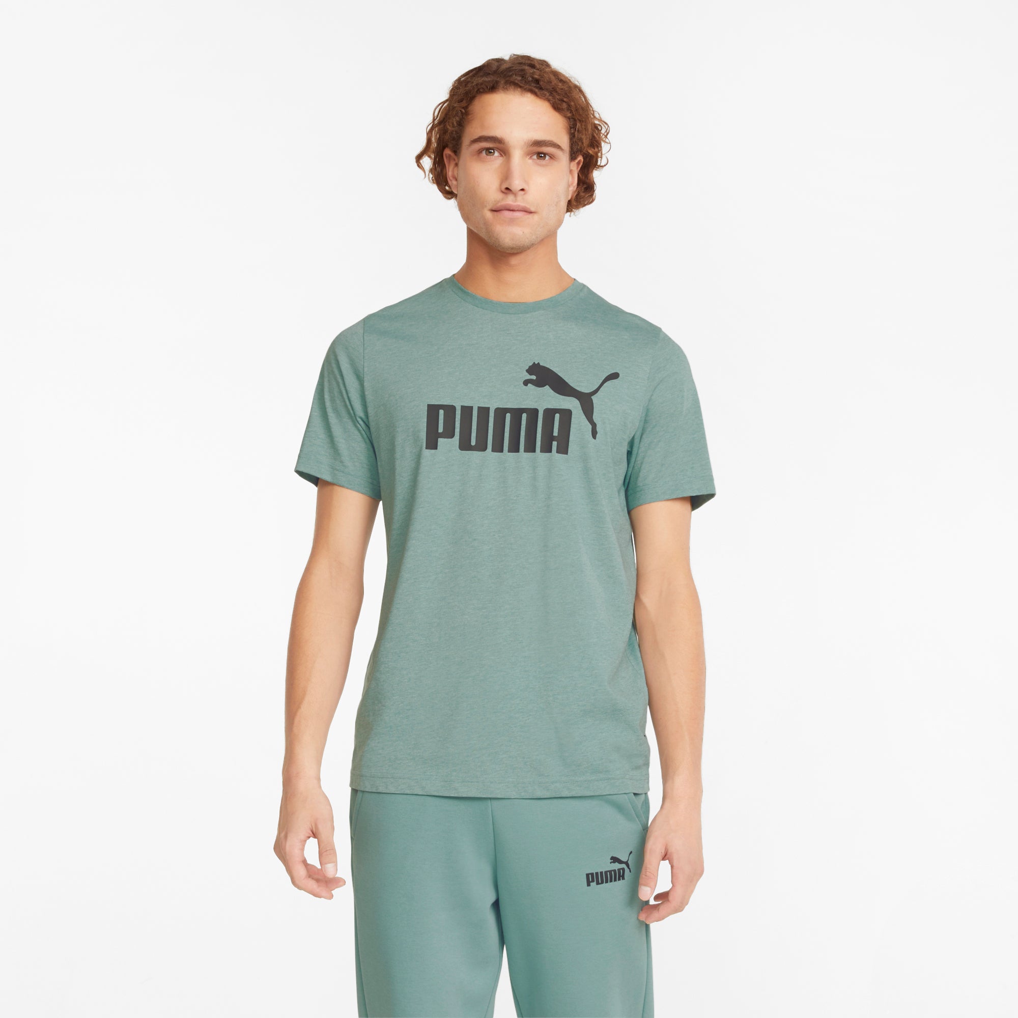 Mens Essential Heather Short Sleeve T-Shirt