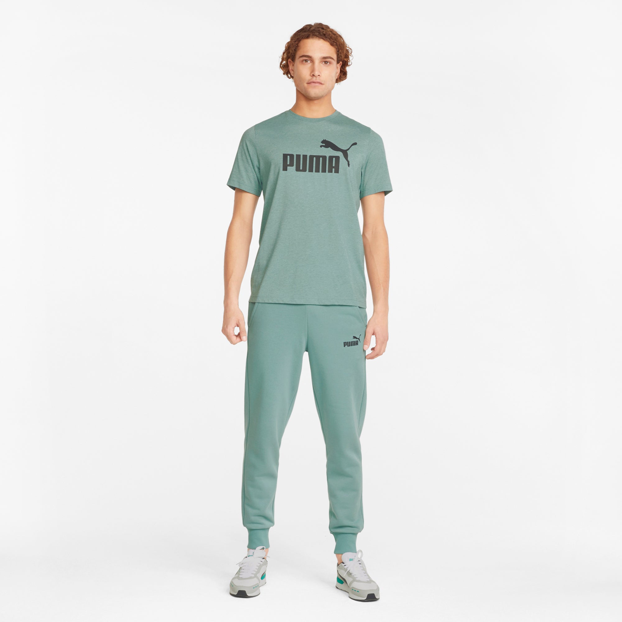 Mens Essential Heather Short Sleeve T-Shirt