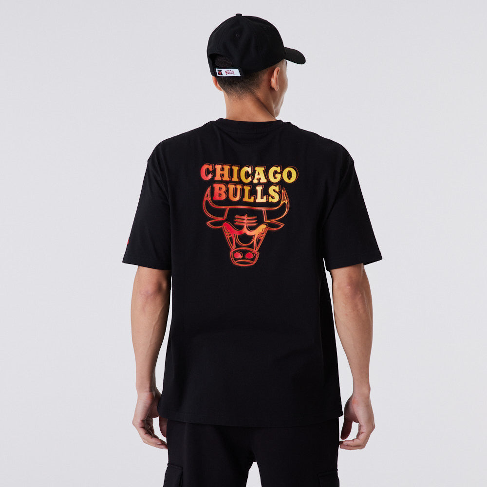 Mens Chicago Bulls Neon Fade T-Shirt