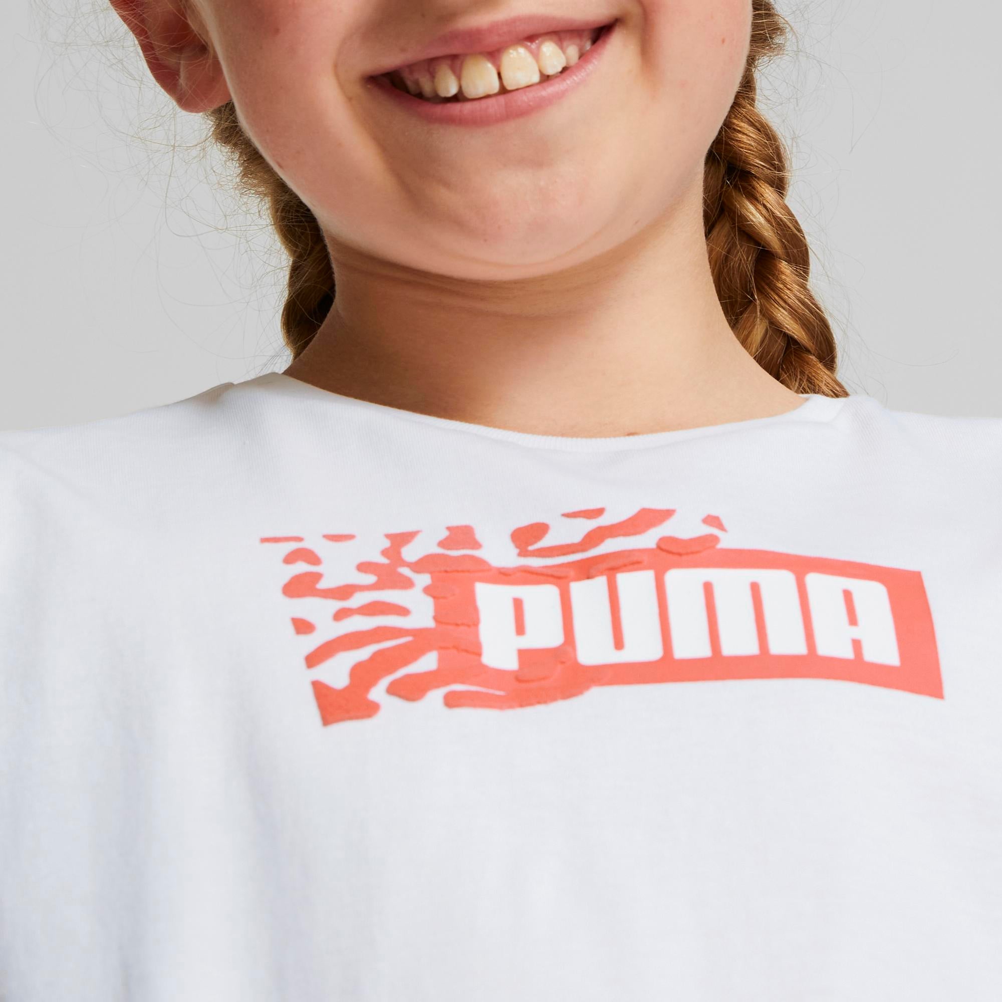 Girls Graphic Logo Short Sleeve T-Shirt