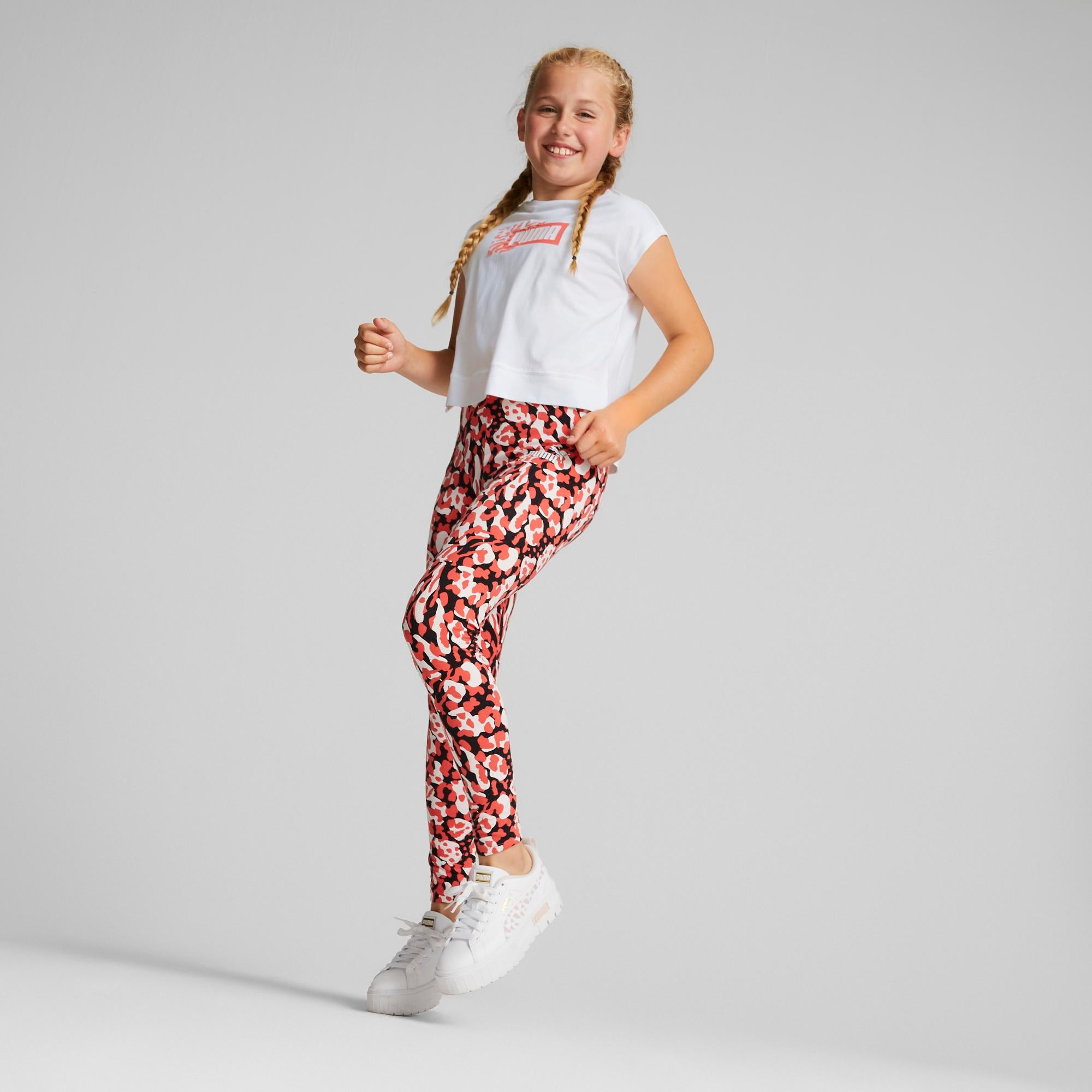 Girls Graphic Logo Short Sleeve T-Shirt