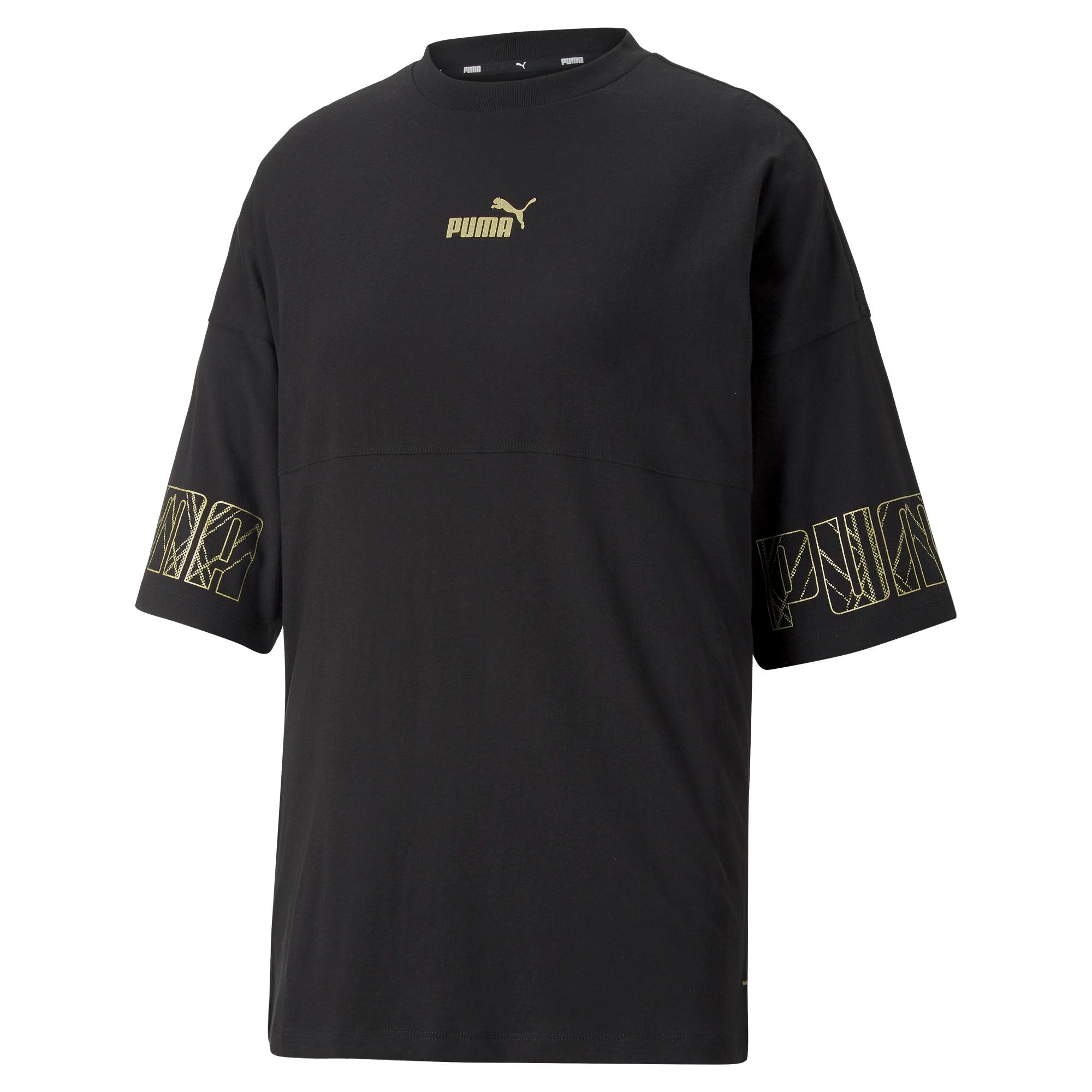 Womens Oversized Graphic Logo Short Sleeve T-Shirt