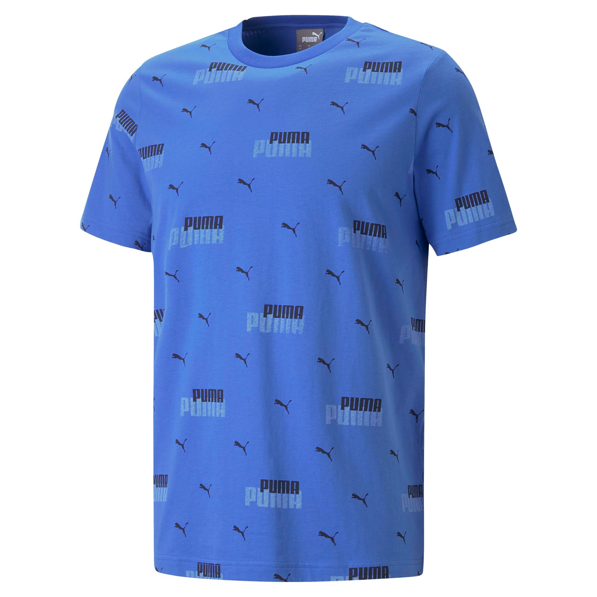 Mens Essential Power Logo Aop Short Sleeve T-Shirt