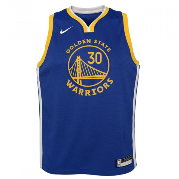 Junior Stephen Curry Golden State Warriors Swingman Icon Edition Jersey