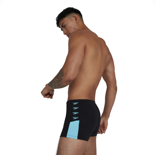 Mens Boom Logo Splice Aquashorts