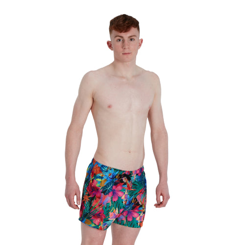 Mens Printed 14 Inch Water Shorts