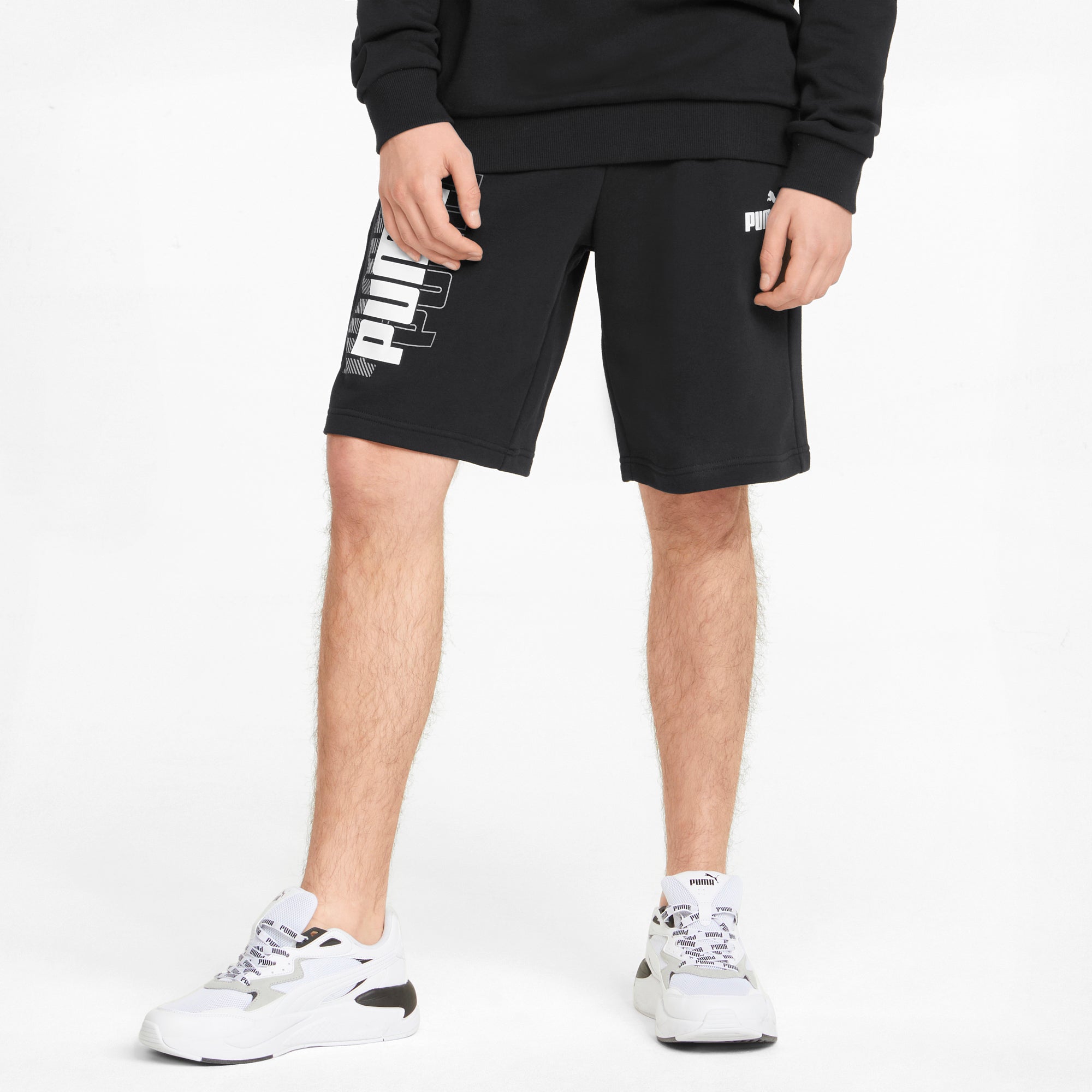 Mens Power Logo Terry 10 Inch Short