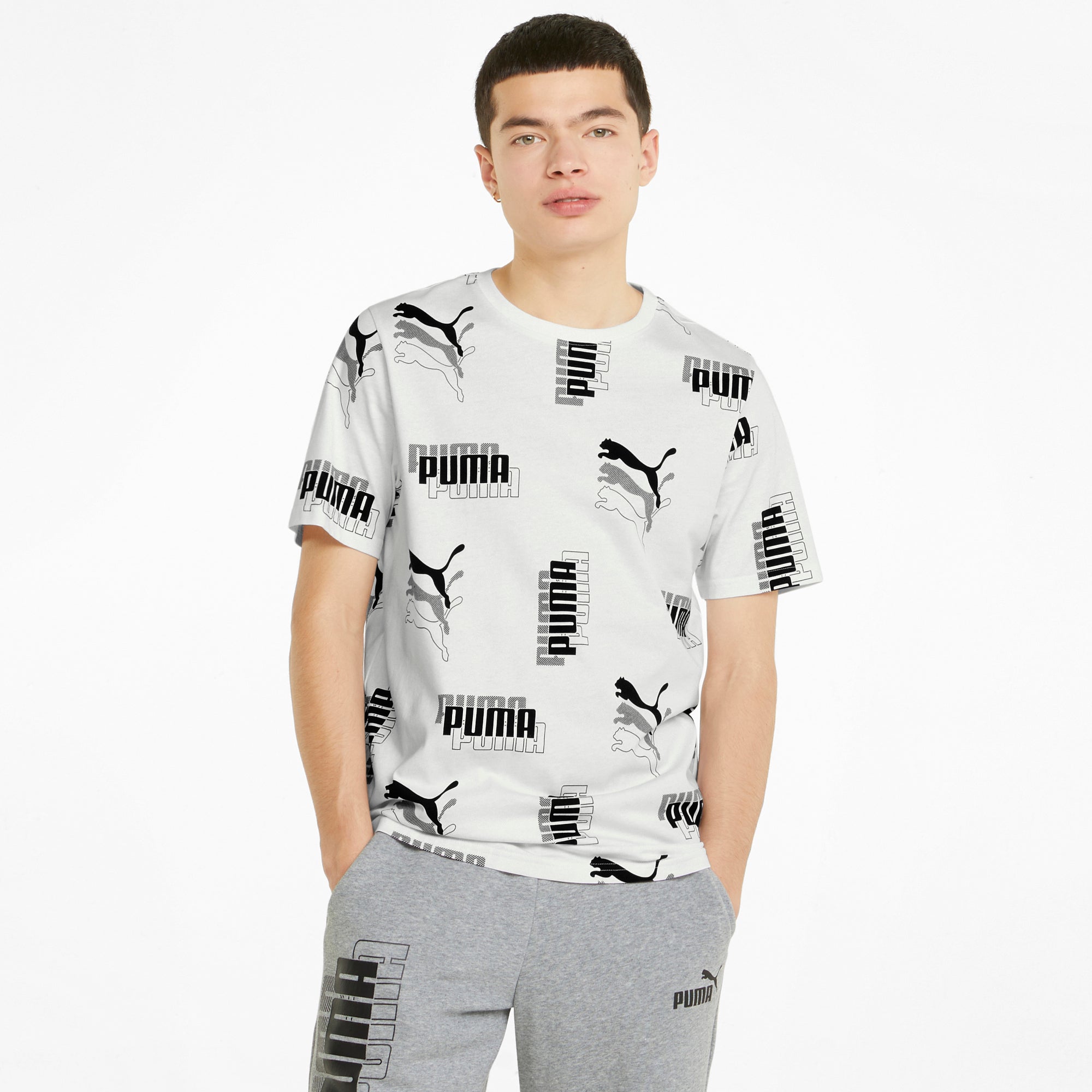 Mens Power Printed Short Sleeve T-shirt