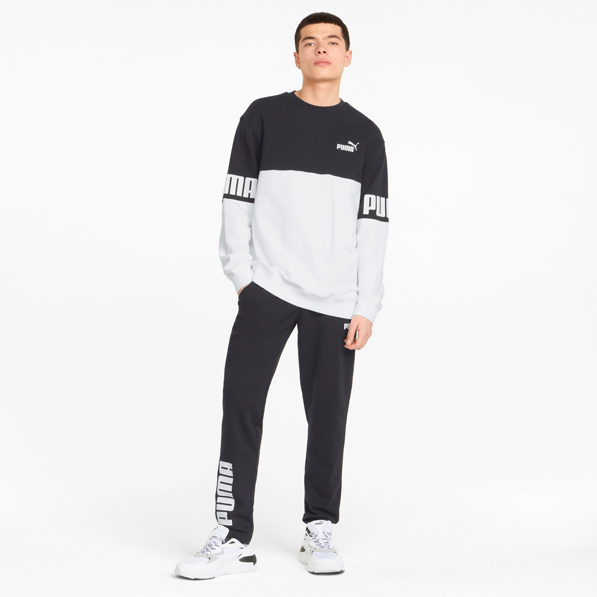Mens Power Colorblock Hoodie