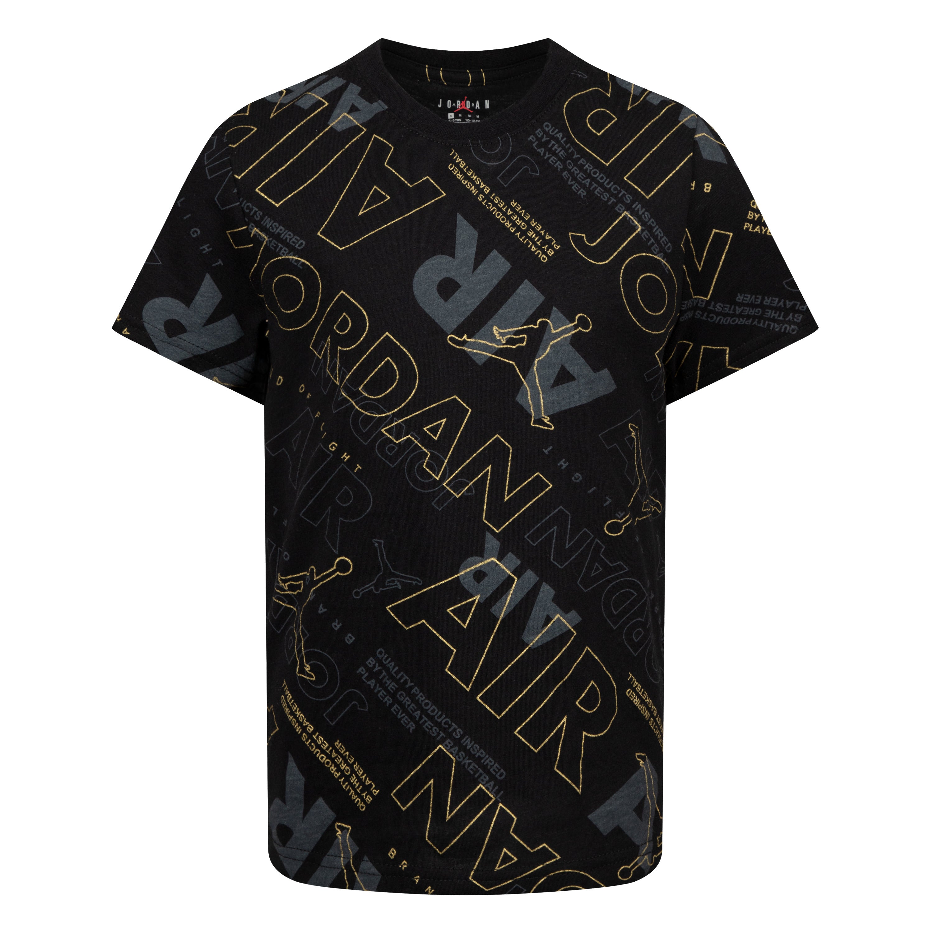 Kids Jordan Golden flight Sleeve T-shirt
