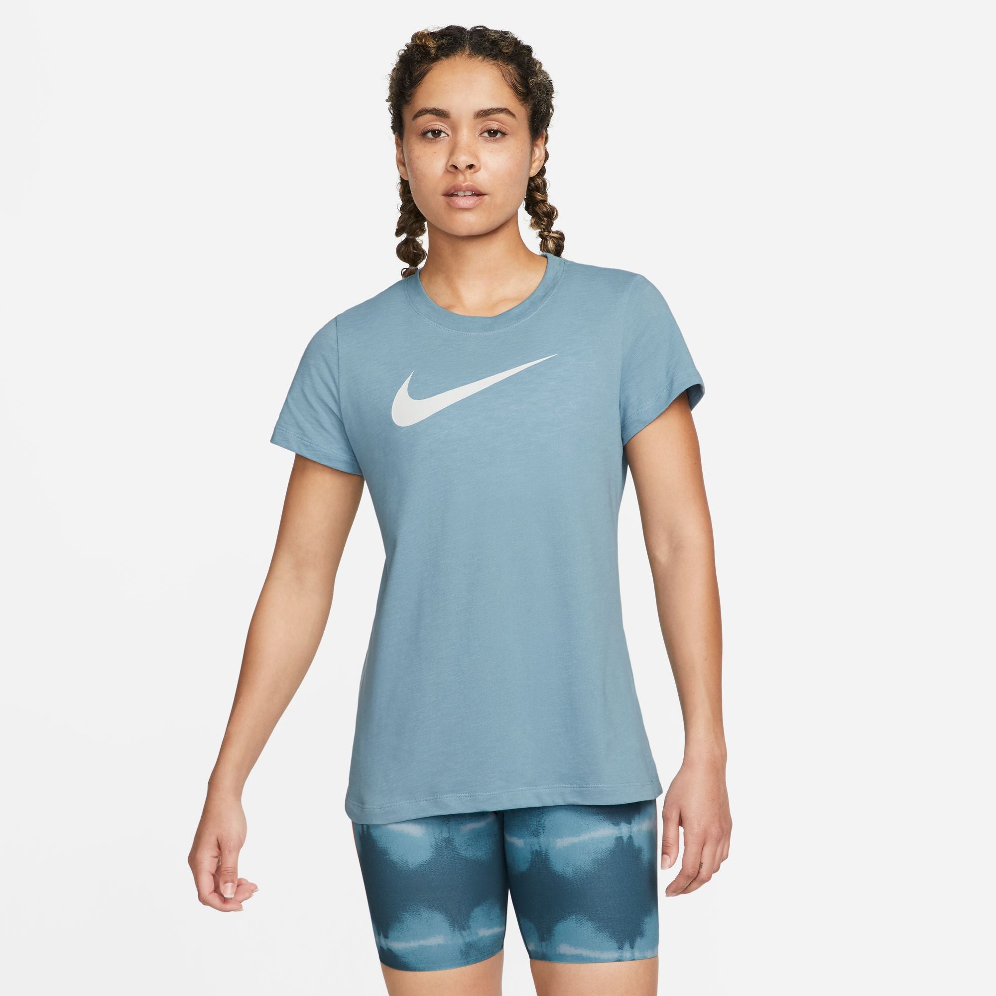 Shop Womens Dri-Fit Logo Short Sleeve T-Shirt From Nike Online - GO ...