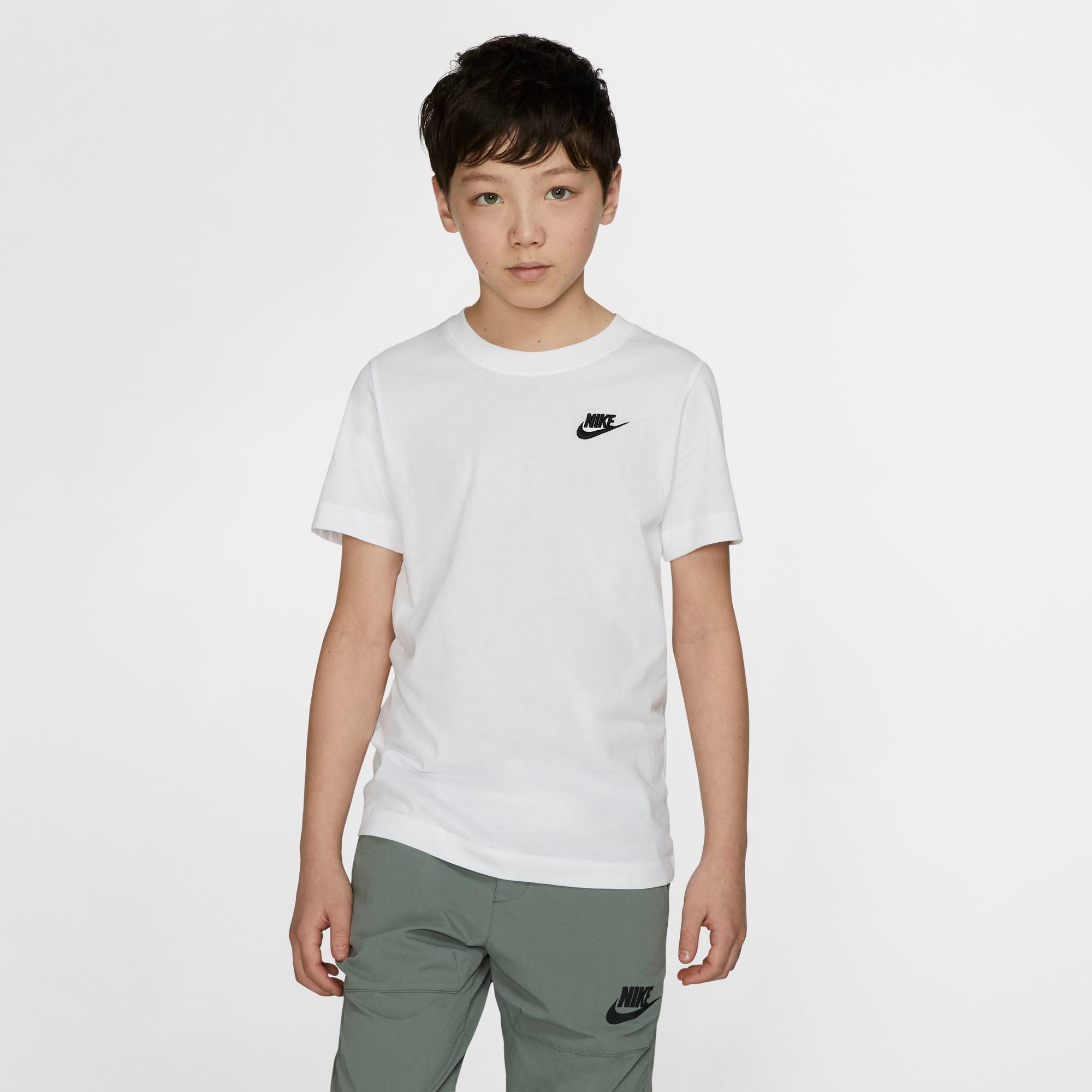 Boys Futura Embroidered Logo Short Sleeve T-Shirt