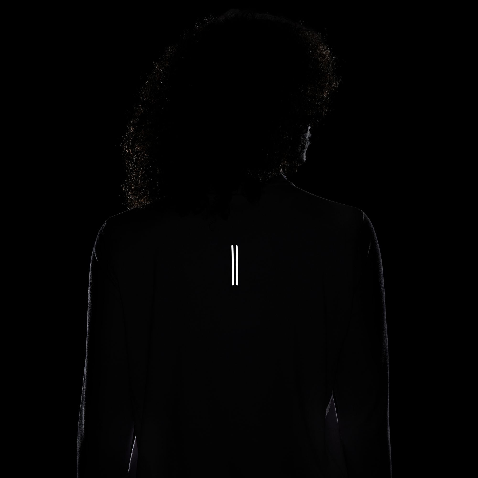 Womens Running Dri-Fit Half Zip Long Sleeve Top