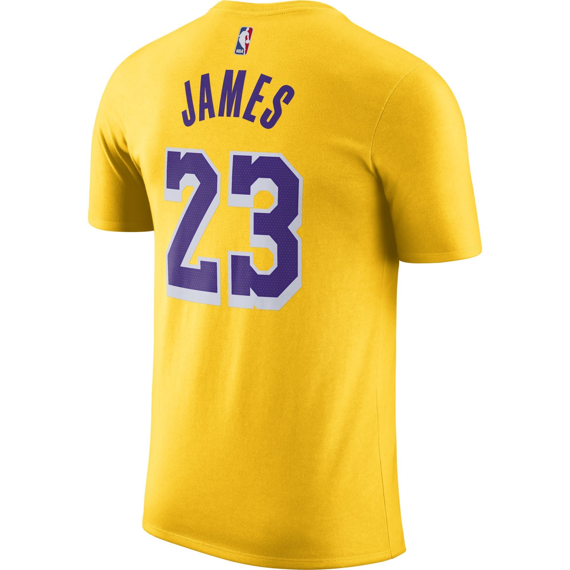 Mens LeBron James Los Angeles Lakers Short Sleeve T-Shirt