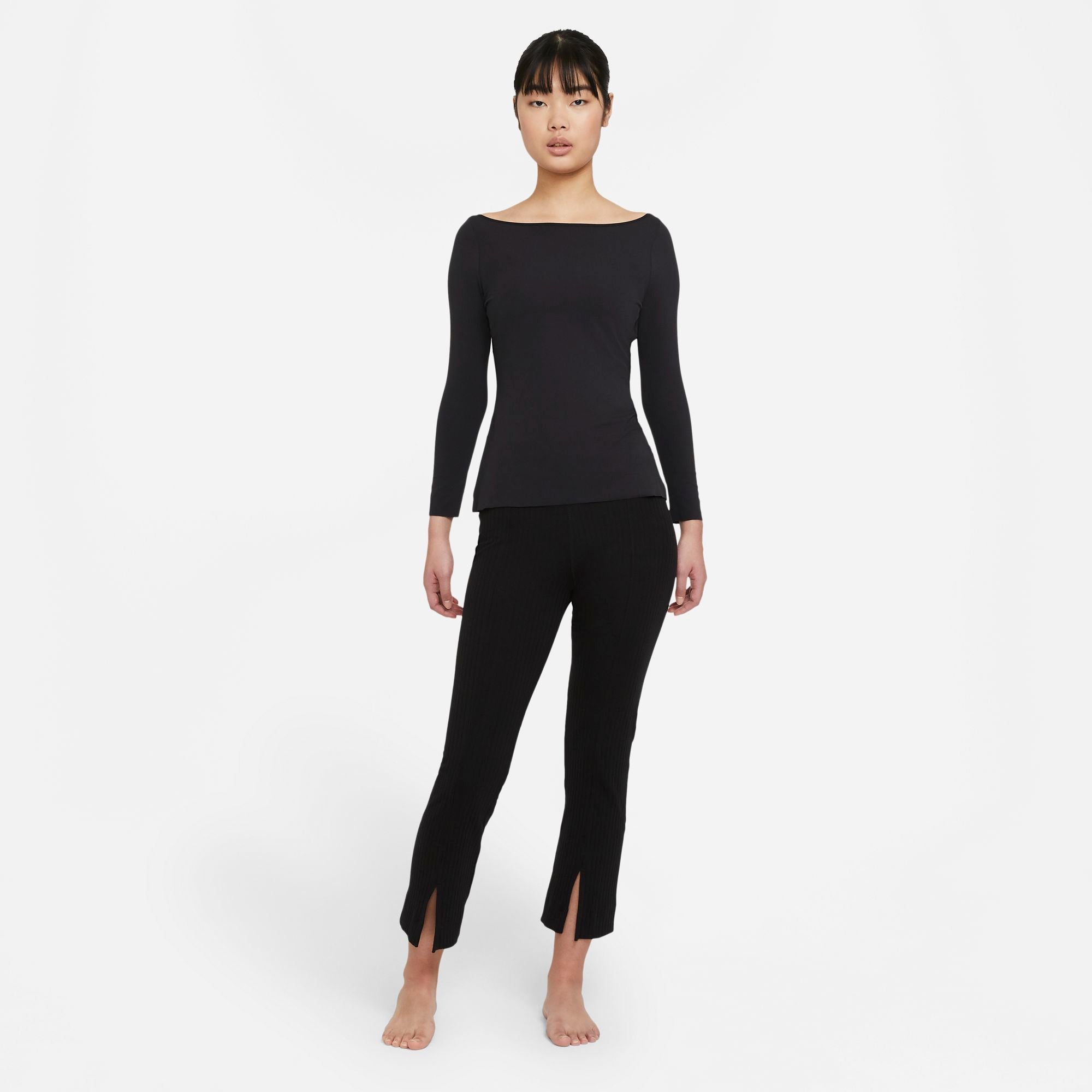 Womens Yoga Long Sleeve T-Shirt