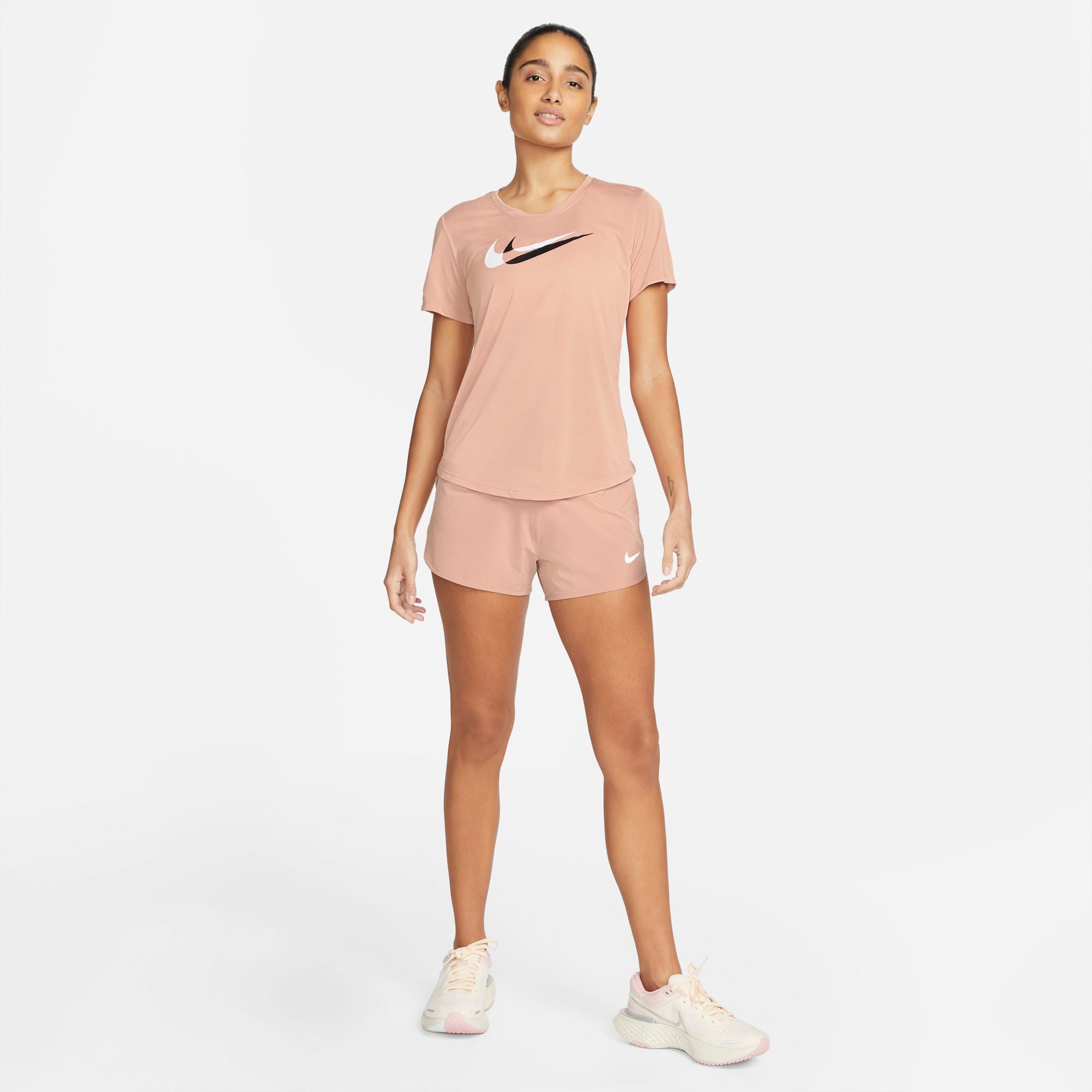 Womens Running Logo Short Sleeve T-Shirt