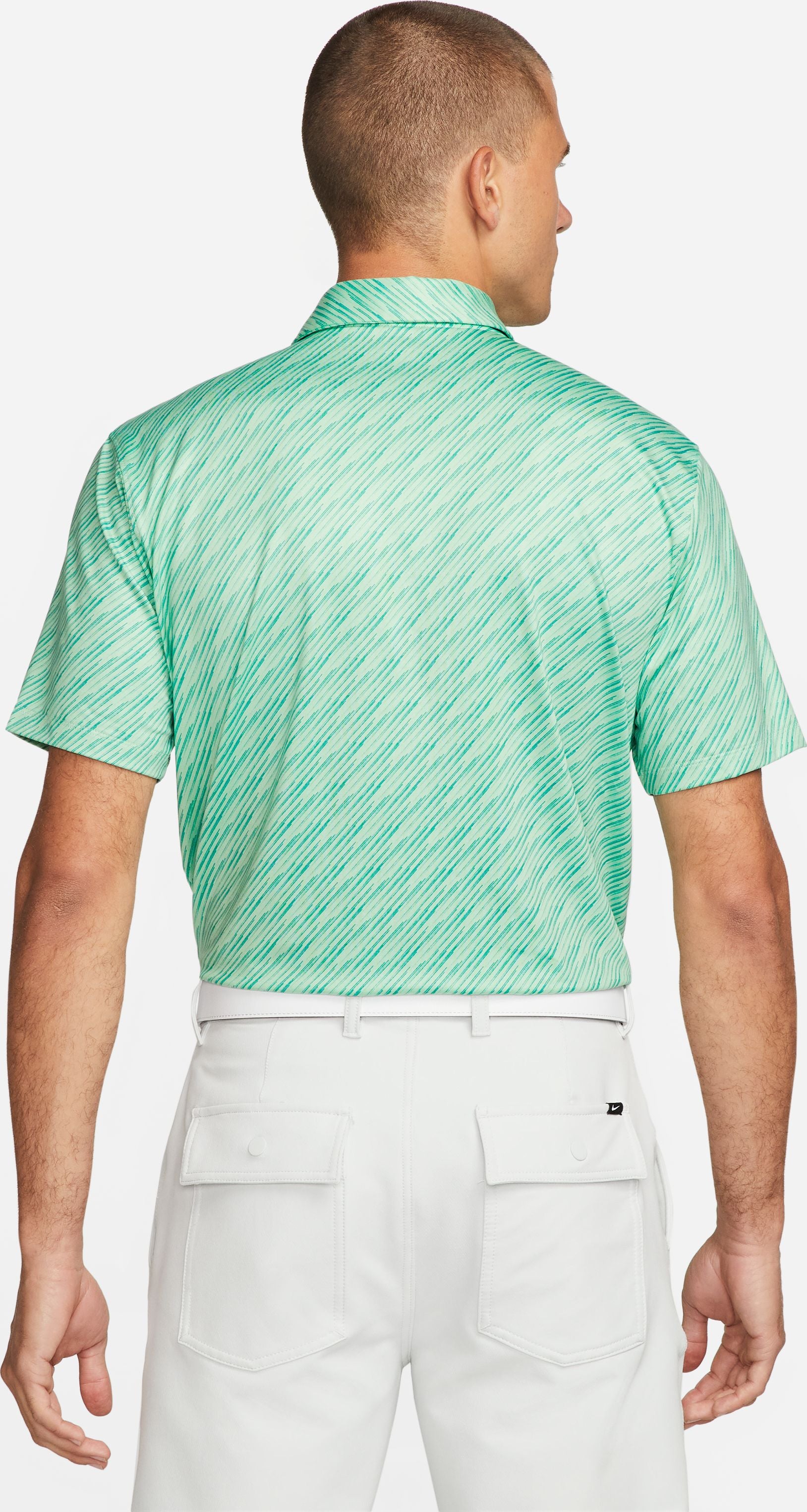 Mens Dri-Fit Vapor Stripe Golf Polo Shirt