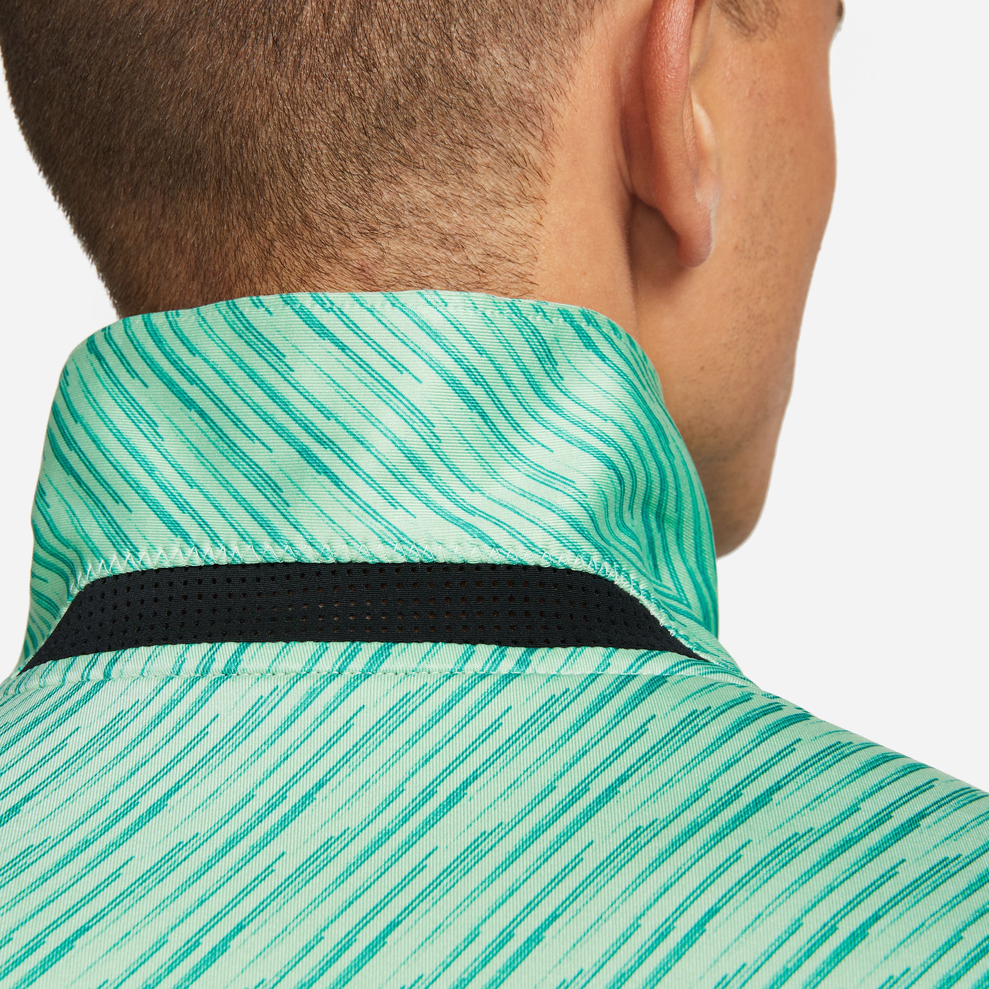 Mens Dri-Fit Vapor Stripe Golf Polo Shirt