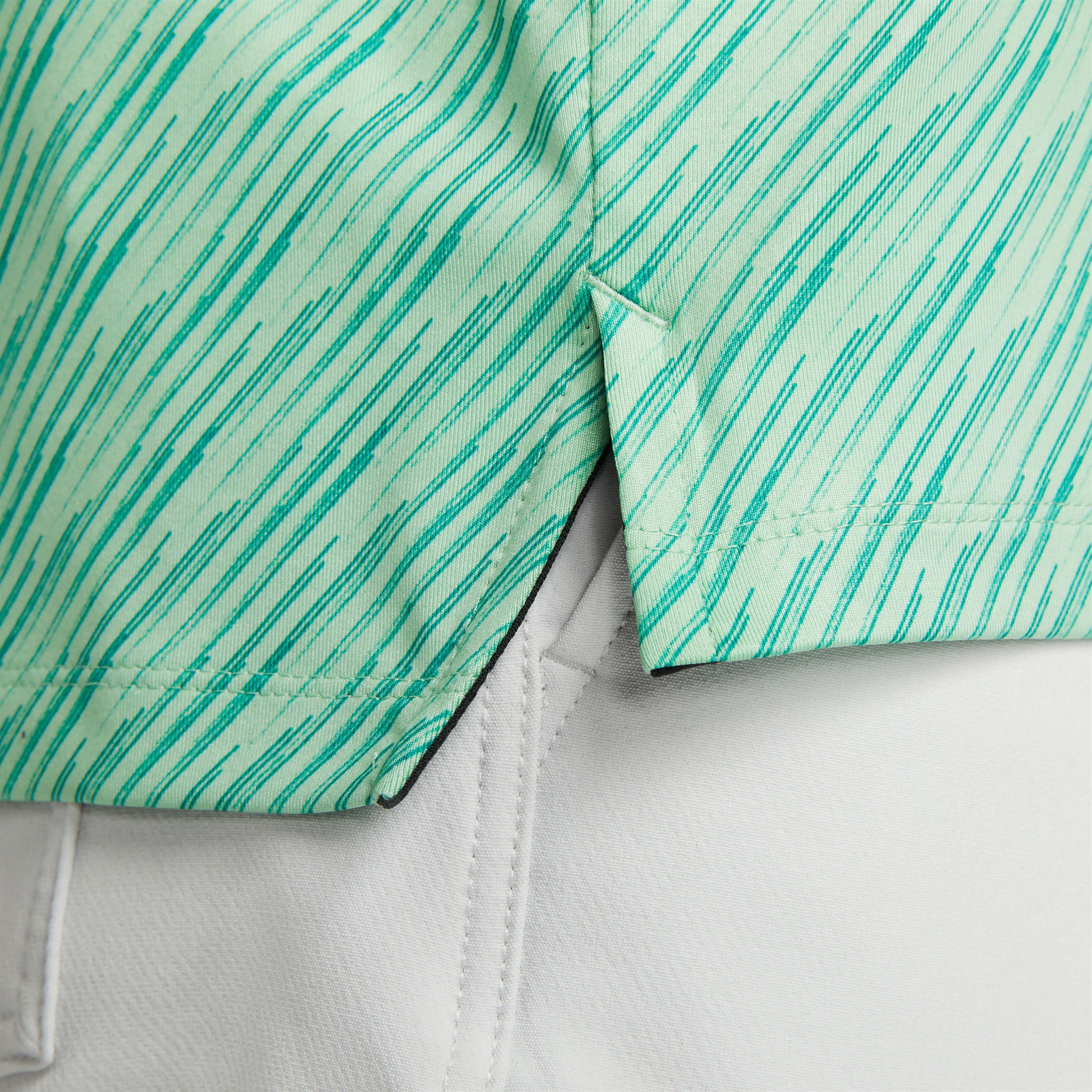 Mens Dri-Fit Vapor Stripe Golf Polo Shirt