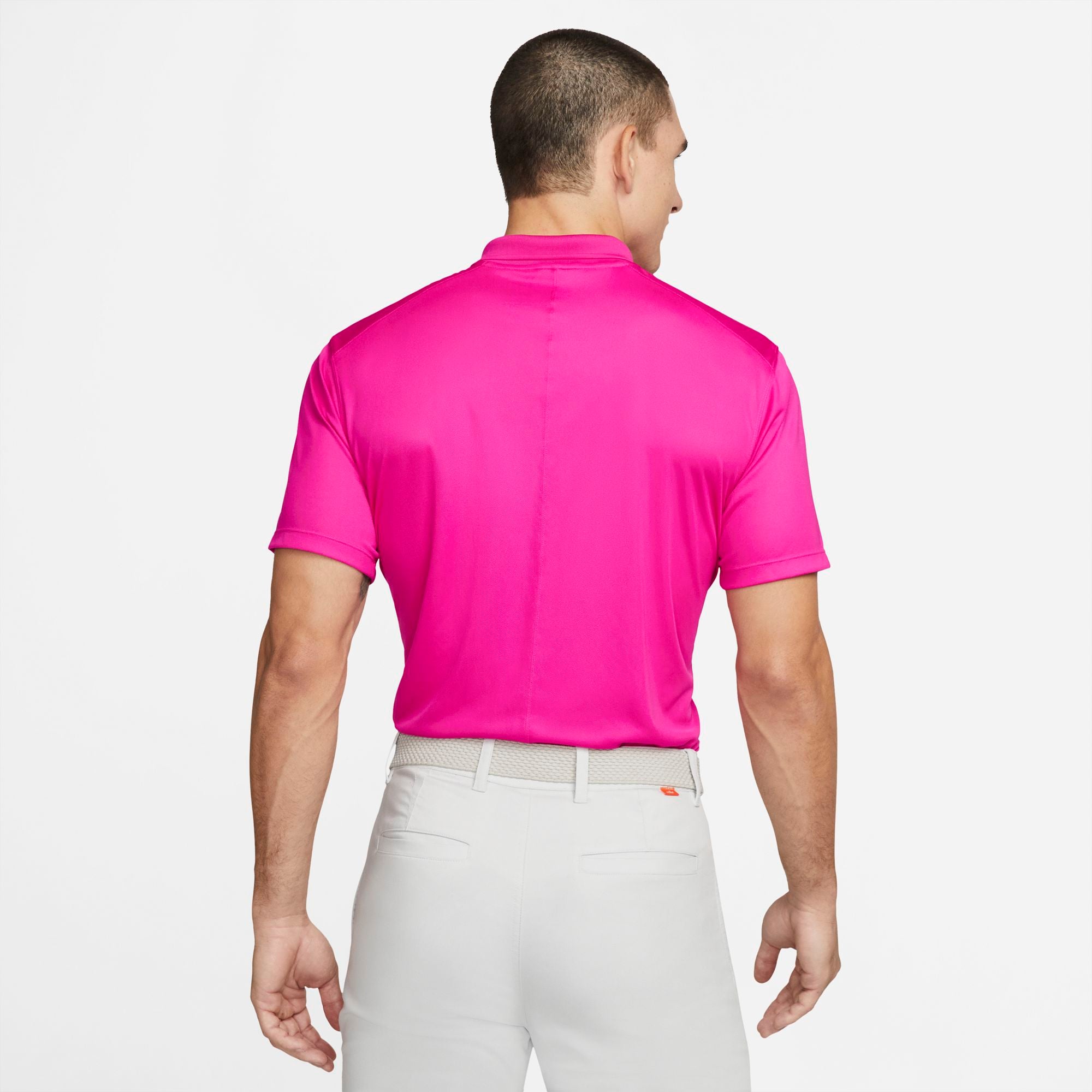 Mens Dri-Fit Vicotry Solid Golf Polo Shirt