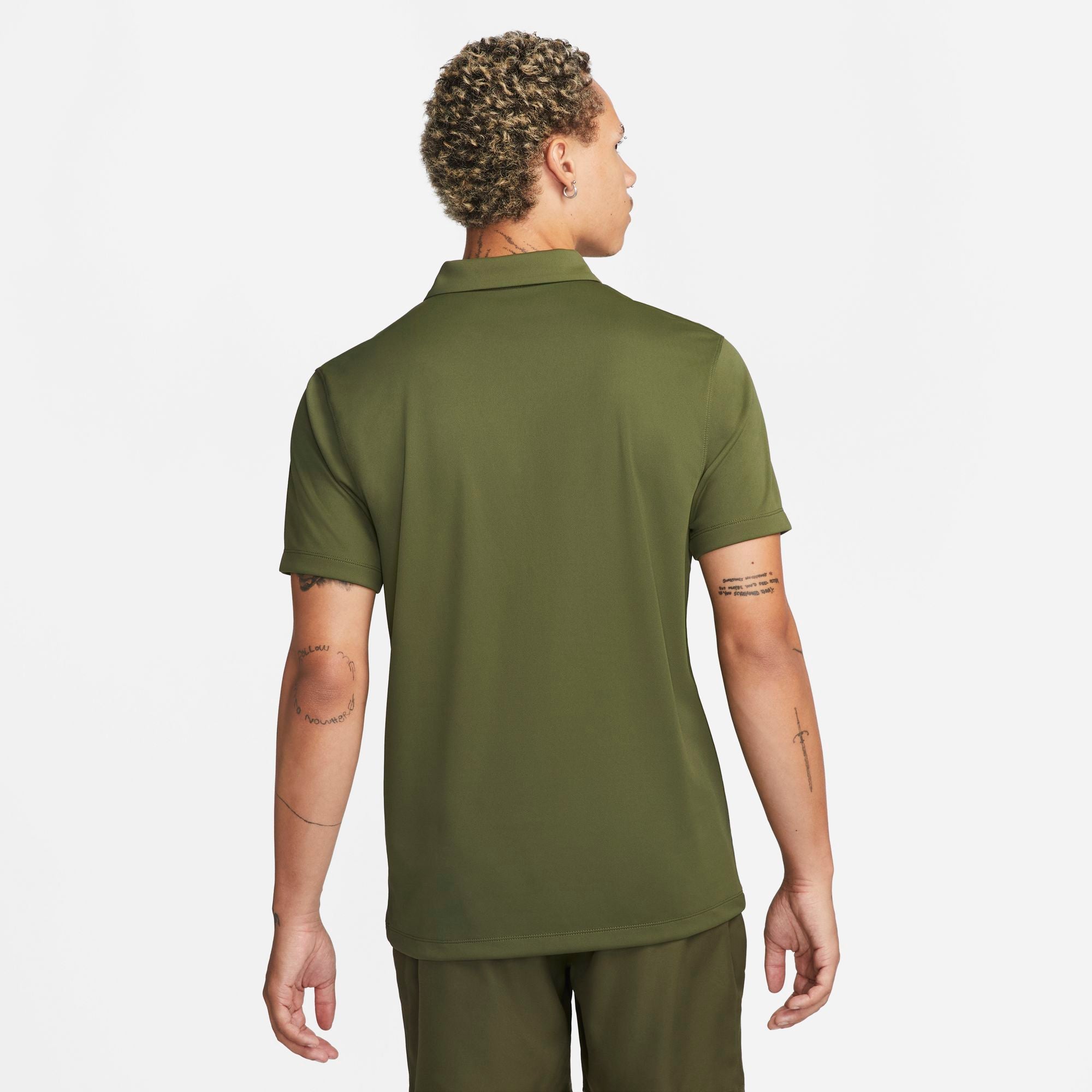Mens Court Dri-FIT Solid Tennis Polo Shirt