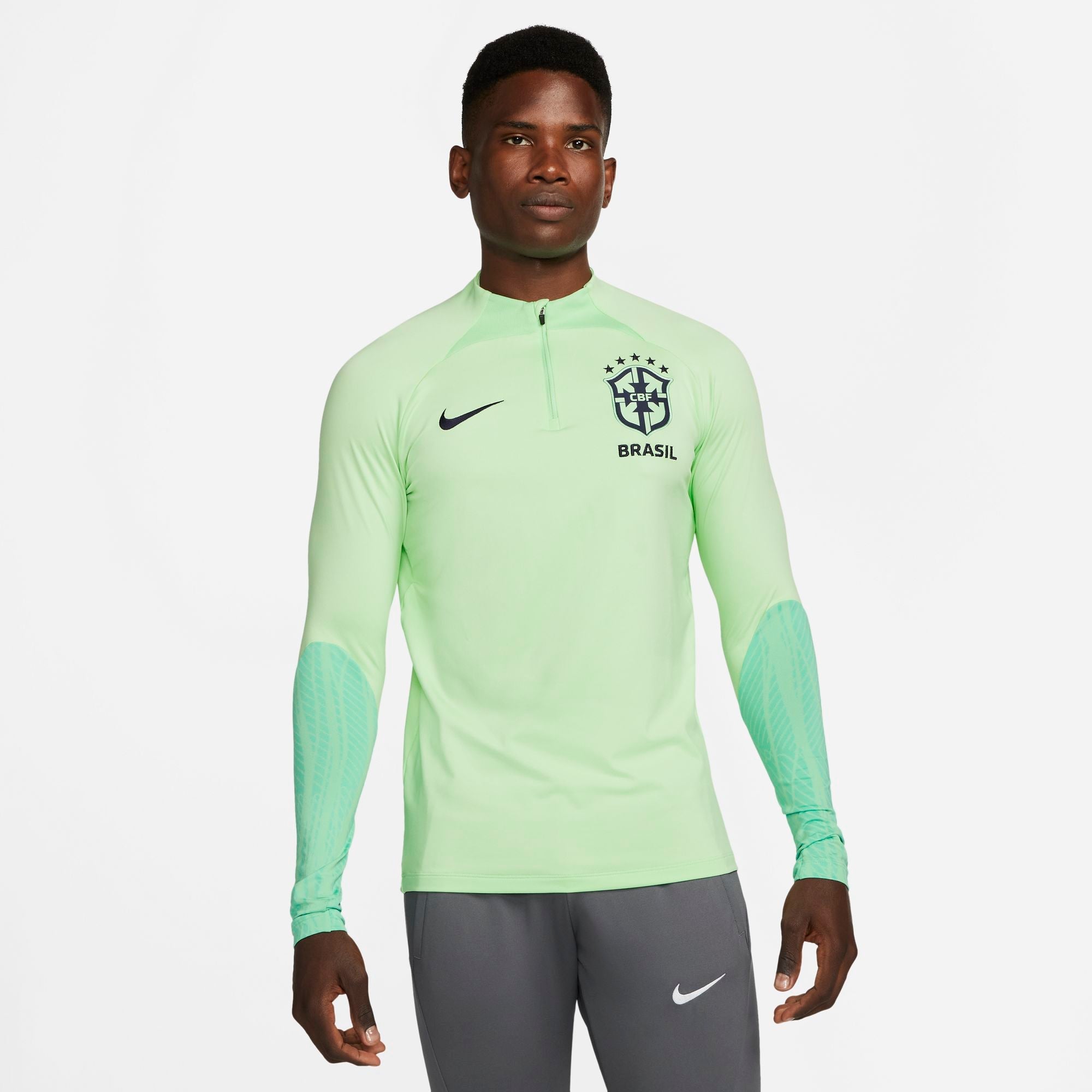 Mens Brazil Dri-Fit Strike Long Sleeve T-Shirt