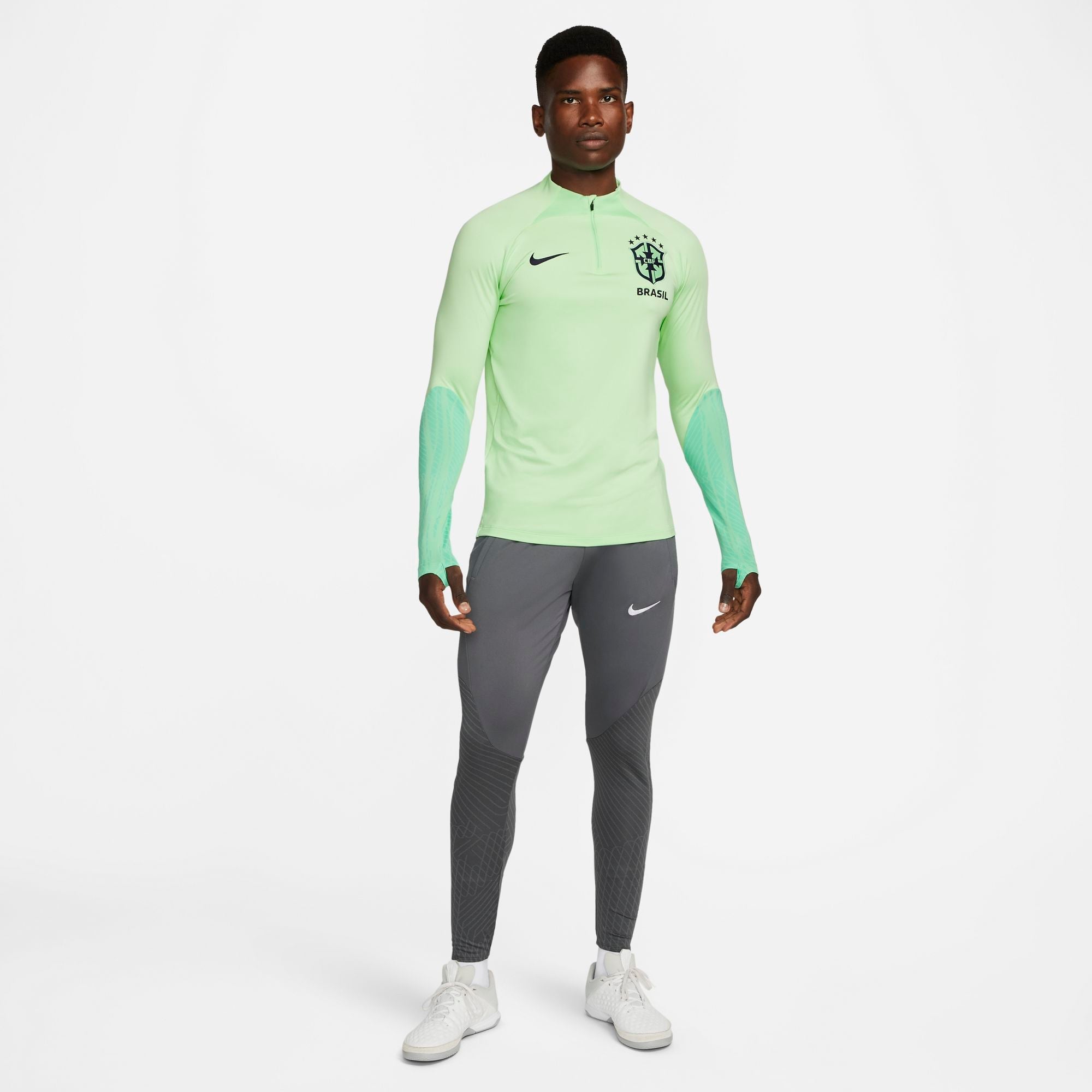 Mens Brazil Dri-Fit Strike Long Sleeve T-Shirt