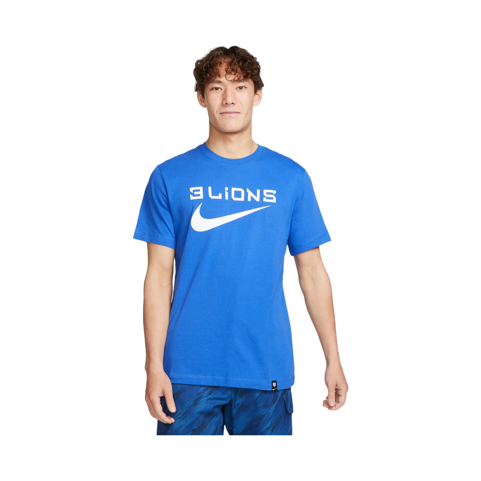 Mens England World Cup 2022 Swoosh Short Sleeve T-Shirt