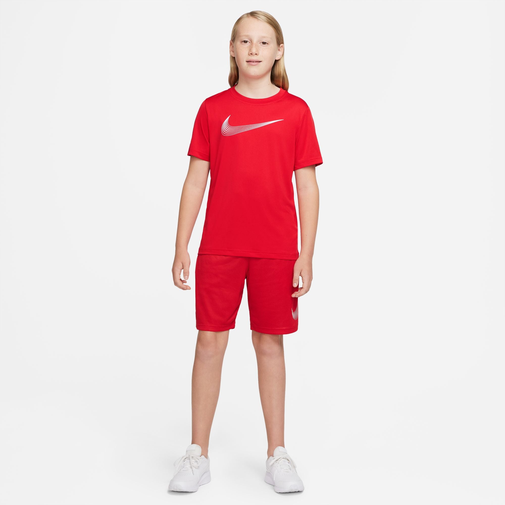 Boys Performance Dri-Fit Graphic Short Sleeve T-Shirt