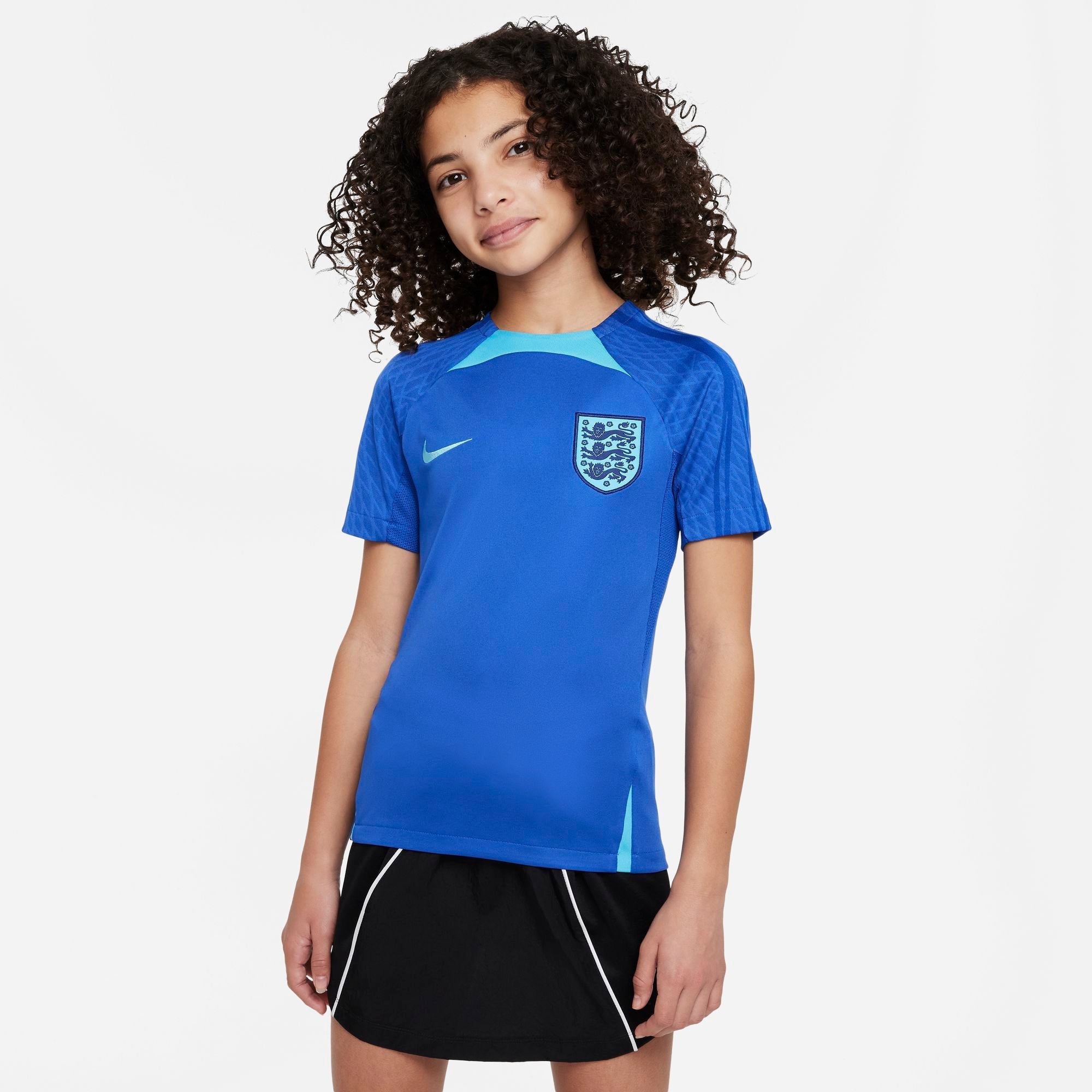 Junior England World Cup 22 Strike Short Sleeve T-Shirt