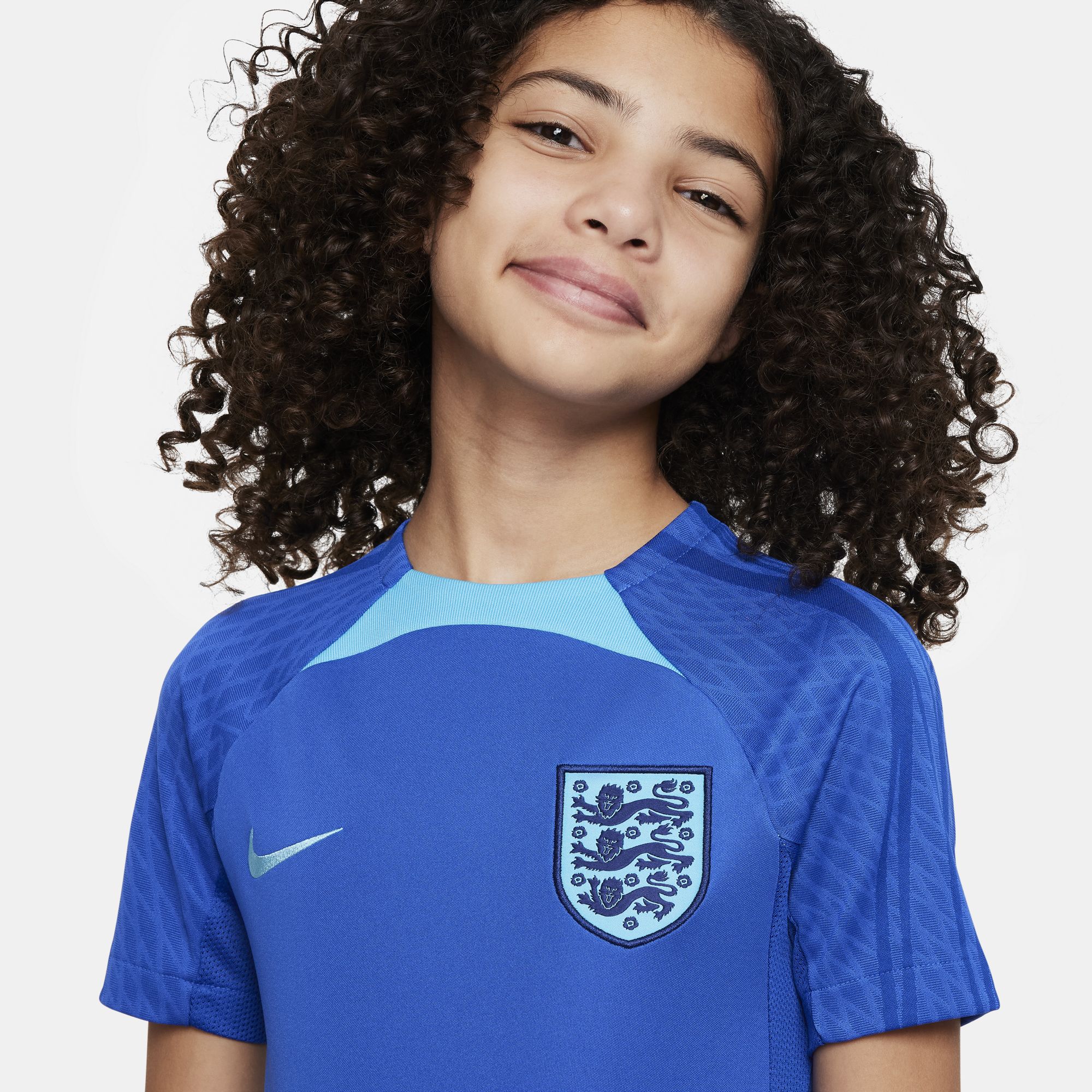 Junior England World Cup 22 Strike Short Sleeve T-Shirt
