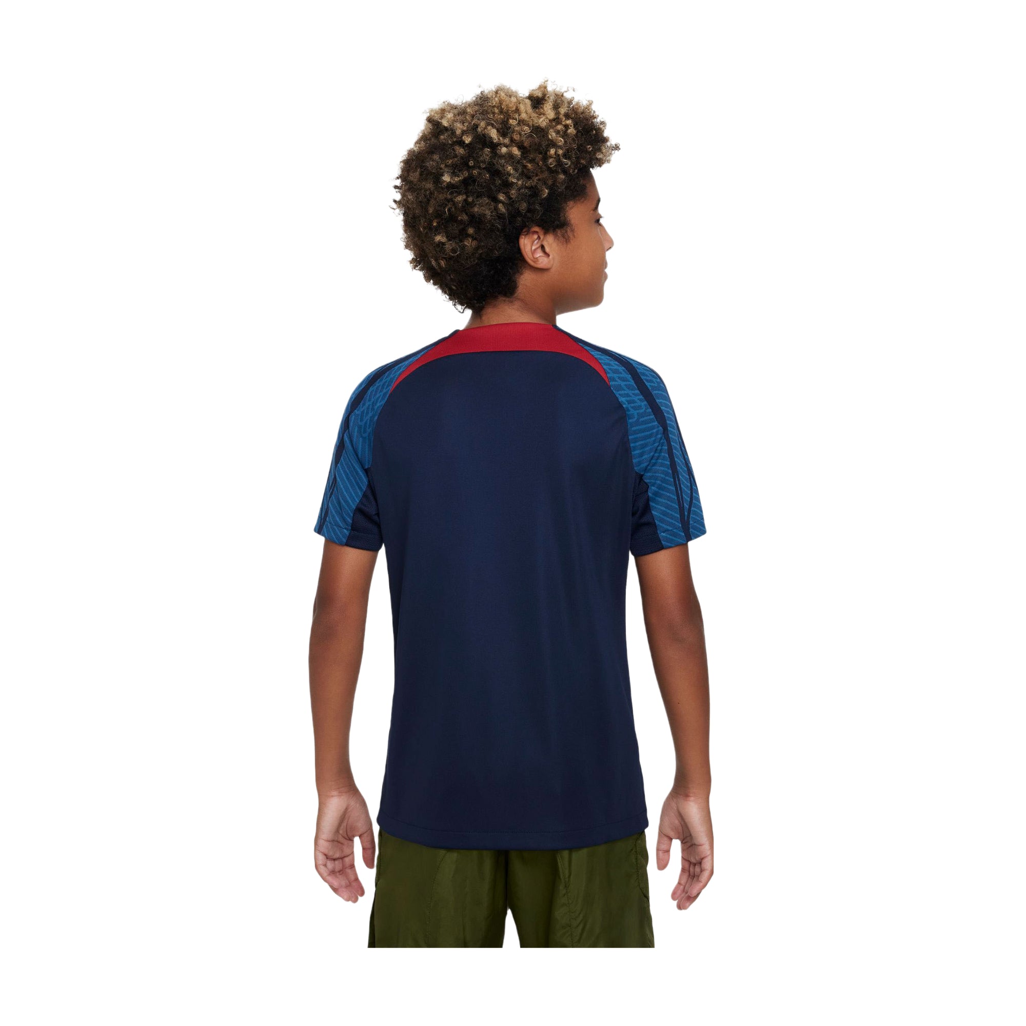 Junior Portugal World Cup 2022 Df Strike Short Sleeve Top