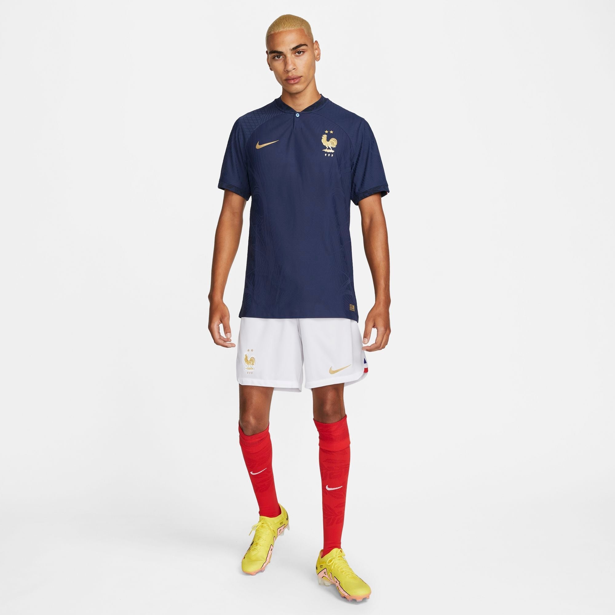 Mens France World Cup 2022 Home Authentic Jersey